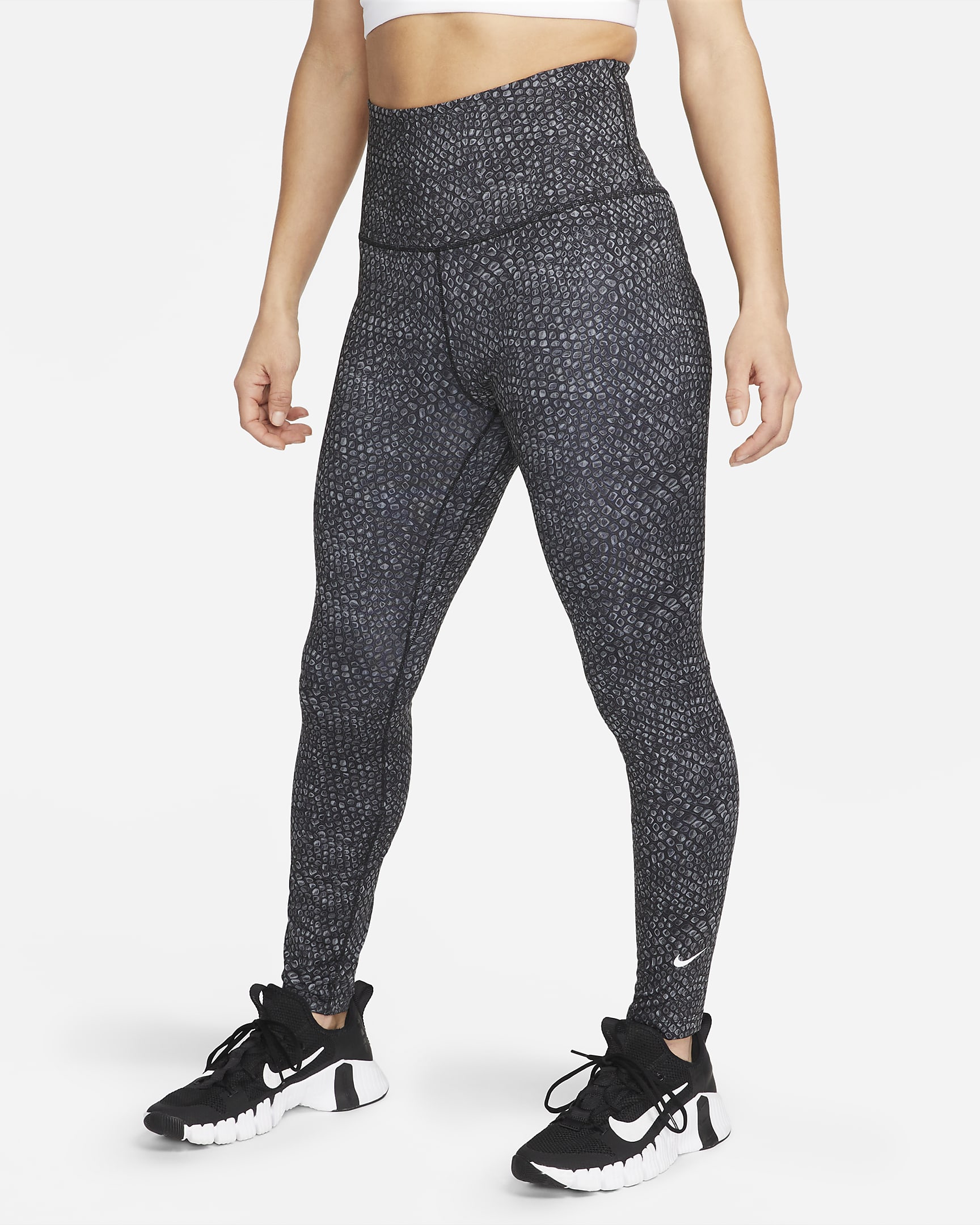 Nike One Women's High-Waisted 7/8 Printed Leggings. Nike AU