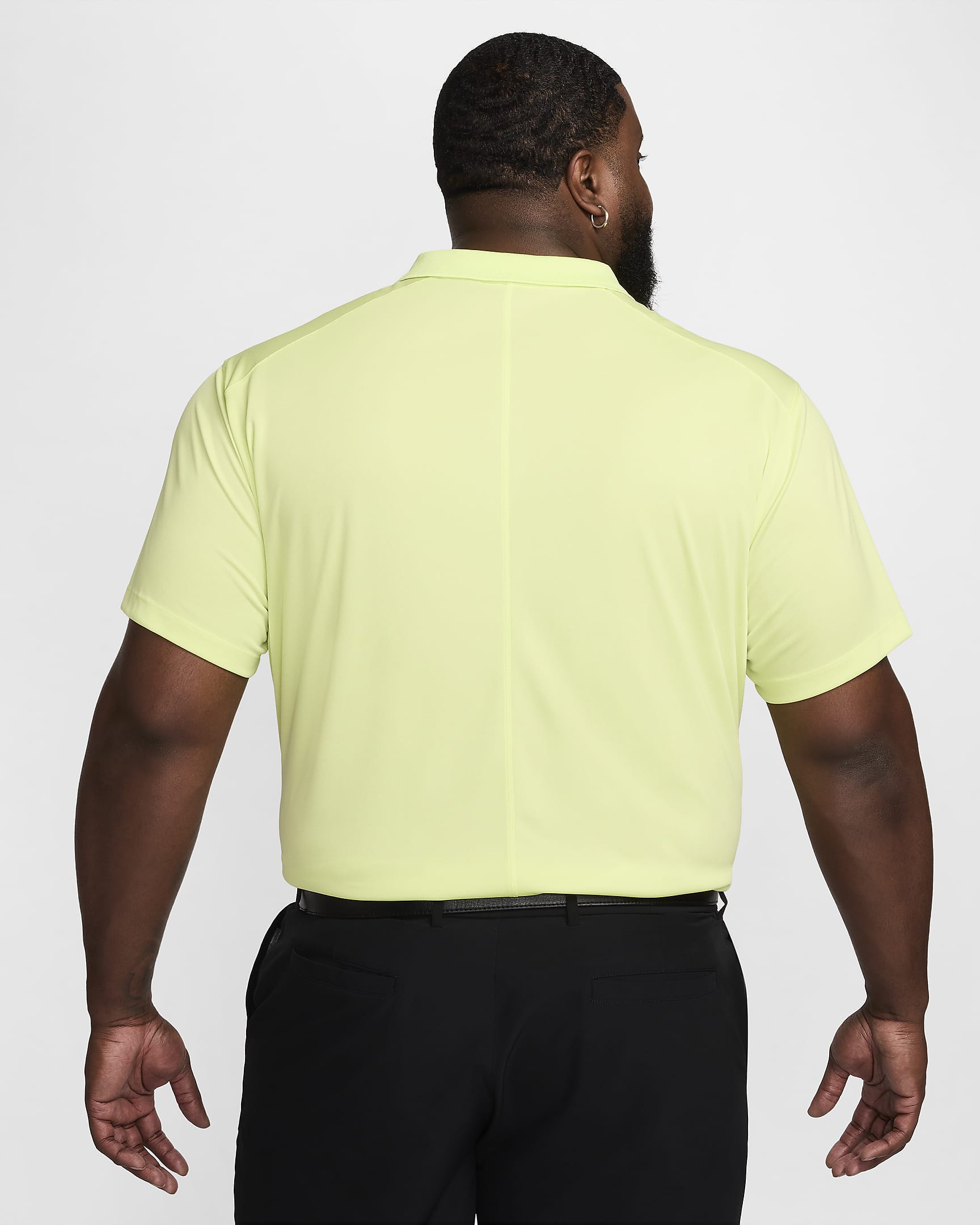 Nike Dri-FIT Victory golfskjorte til herre - Light Lemon Twist/Svart