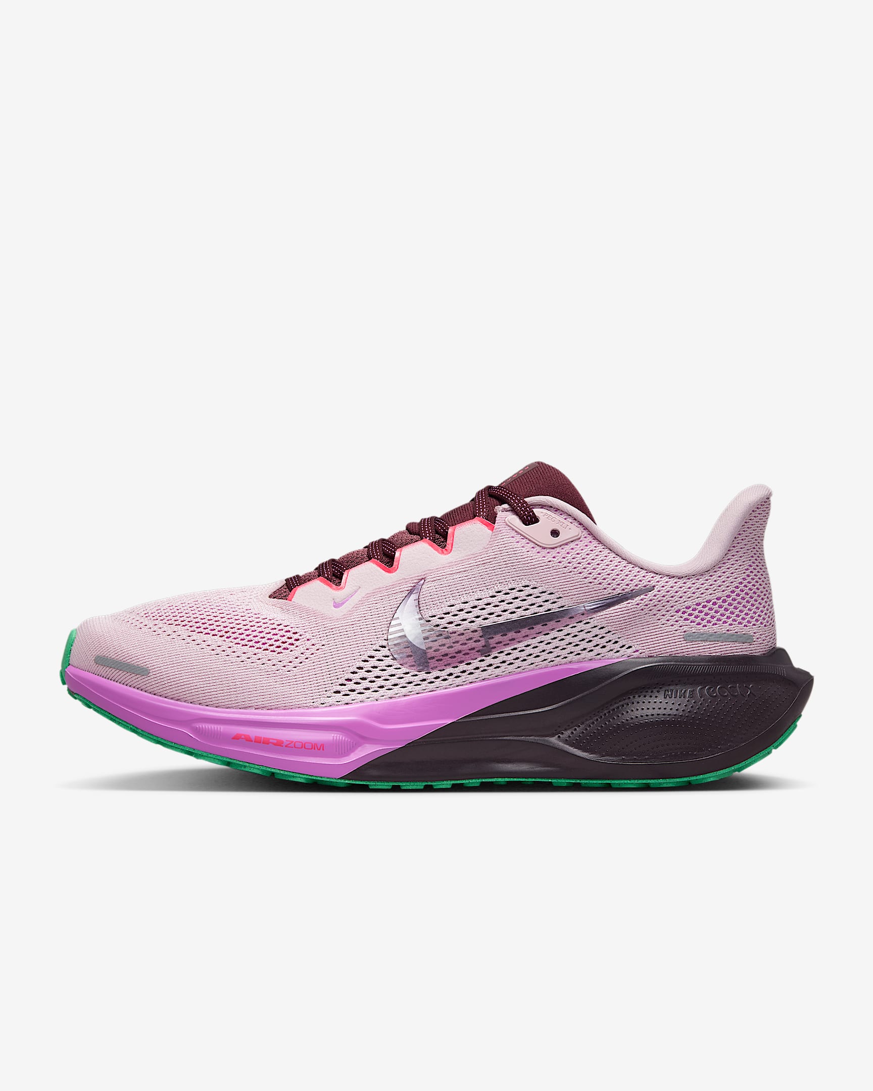 Tenis de correr en pavimento para mujer Nike Pegasus 41 - Tiza ciruela/Burdeos enérgico/Carmesí flash/Sueño fucsia
