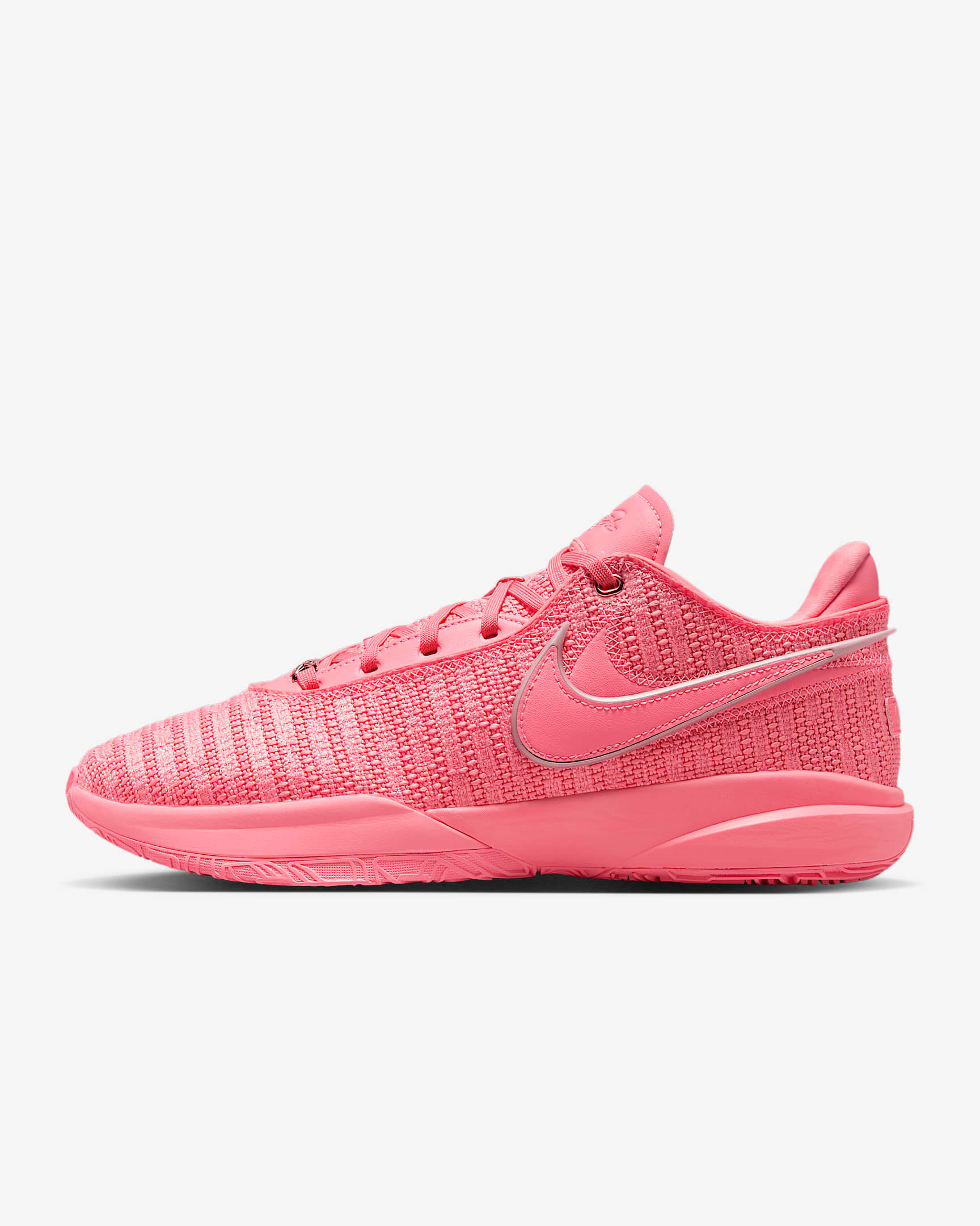 LeBron XX EP Basketball Shoes - Pink Gaze/Metallic Silver/Pink Gaze