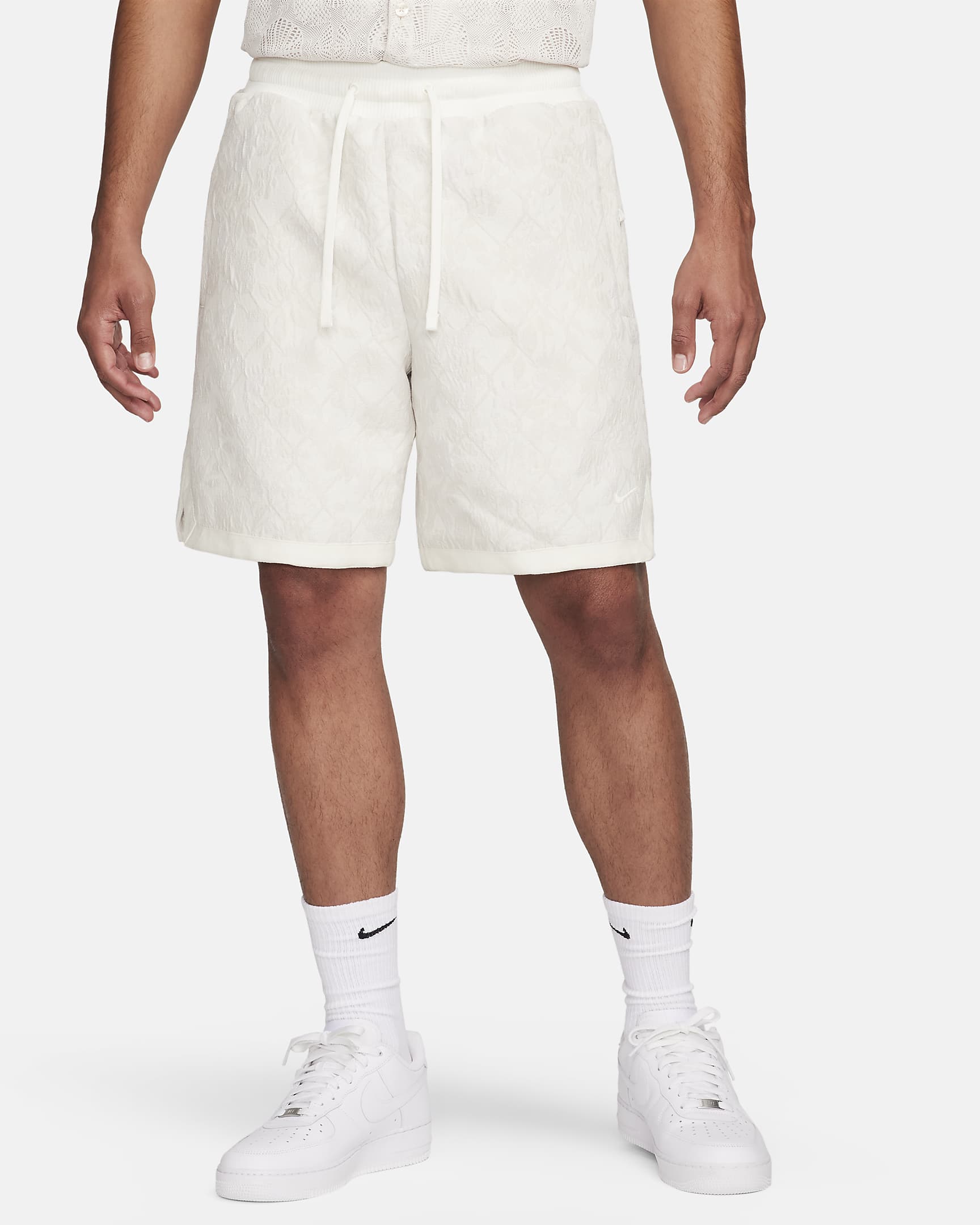 Nike DNA Men's Repel 8" Basketball Shorts - Pale Ivory/Sail