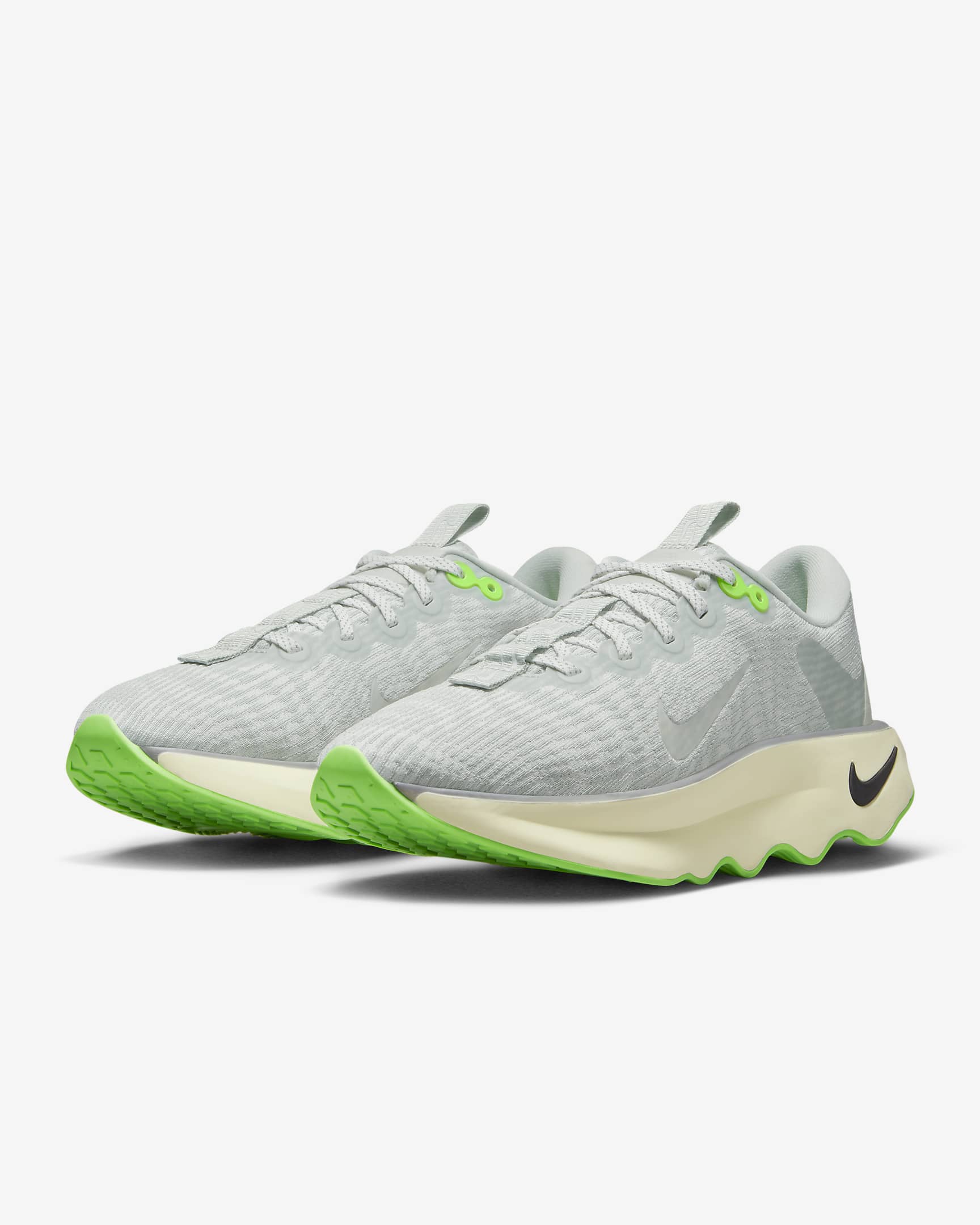 Nike Motiva Women's Walking Shoes - Light Silver/Green Strike/Coconut Milk/White