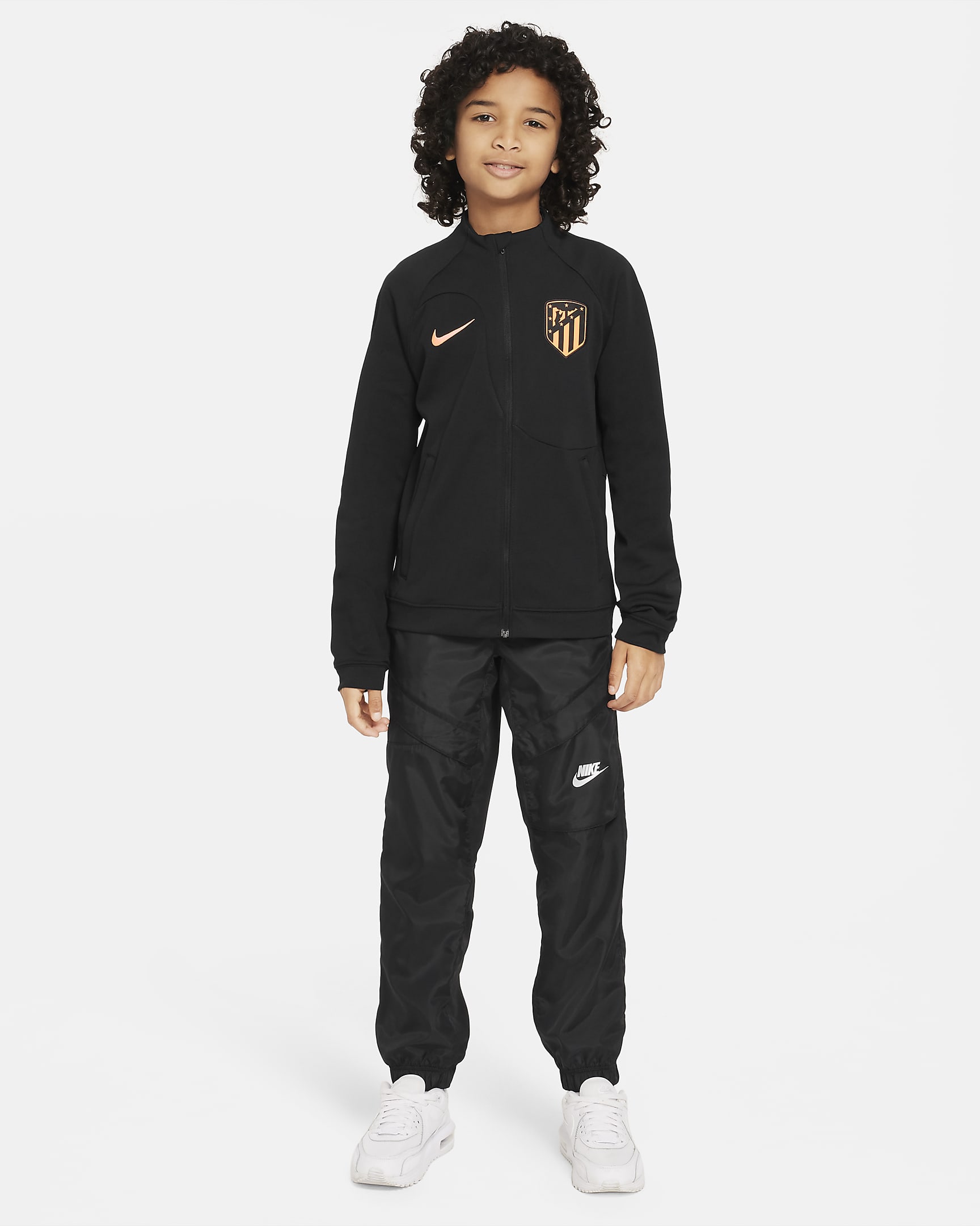Atlético Madrid Academy Pro Older Kids' Knit Football Jacket. Nike PT