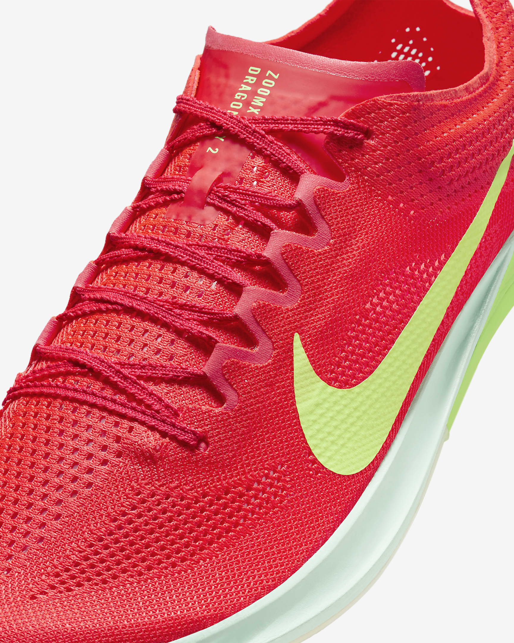 Nike Dragonfly 2 Track & Field Distance Spikes - Bright Crimson/Hyper Crimson/Lime Blast/Cave Purple