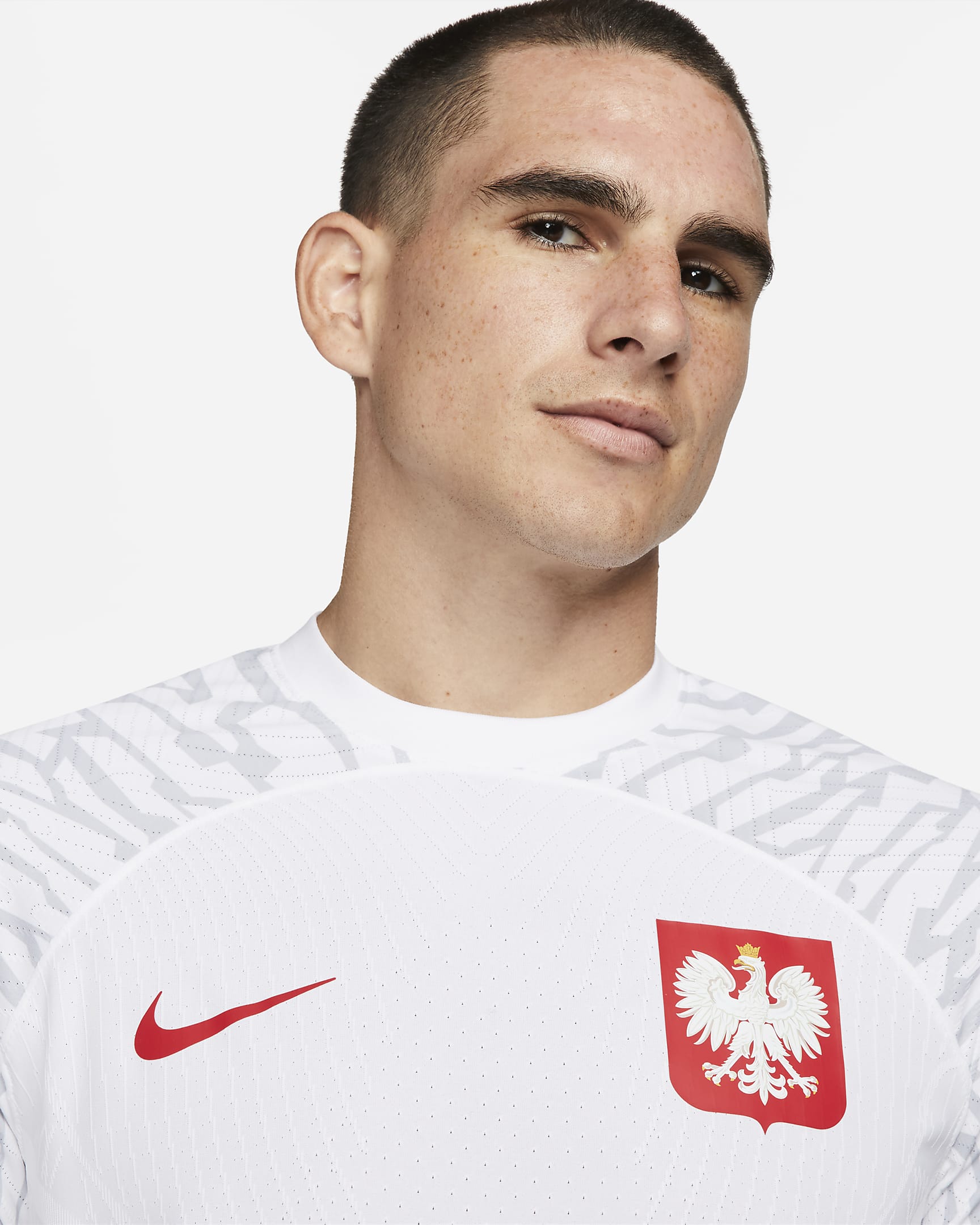 Poland 2022/23 Match Home Men's Nike DriFIT ADV Football Shirt. Nike SK