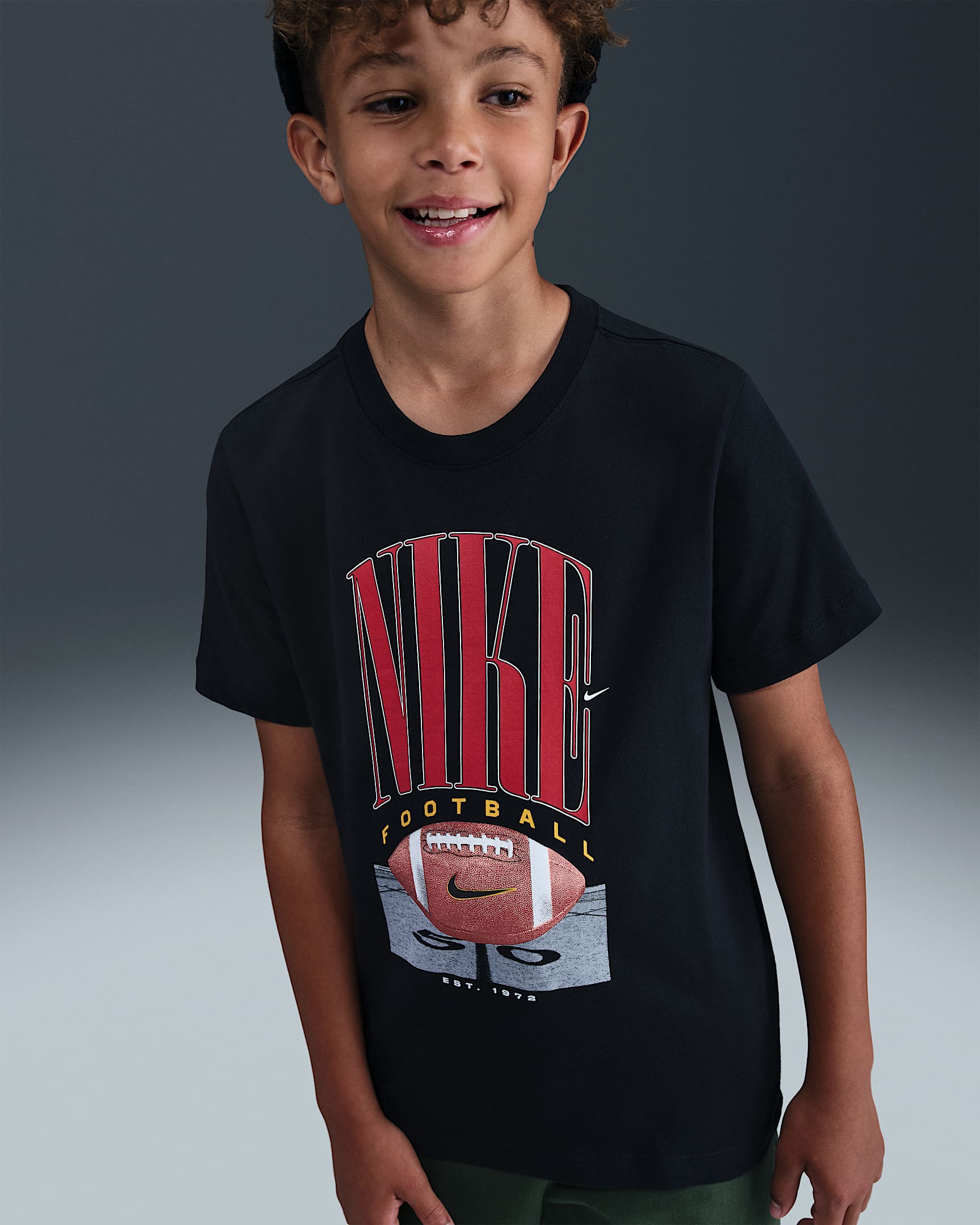 Nike Sportswear Big Kids' T-Shirt - Black