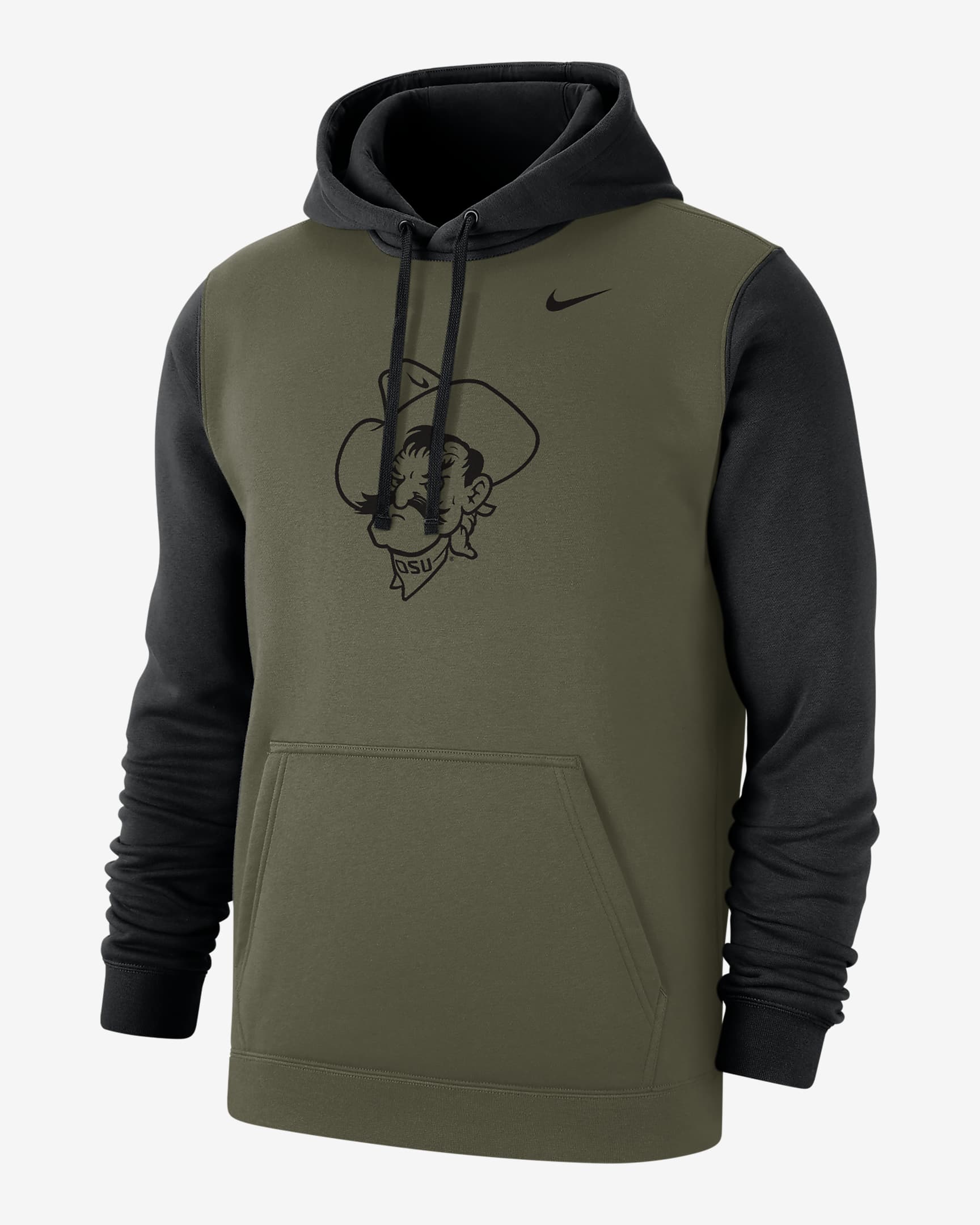 Oklahoma State Olive Pack Men's Nike College Hoodie - Olive