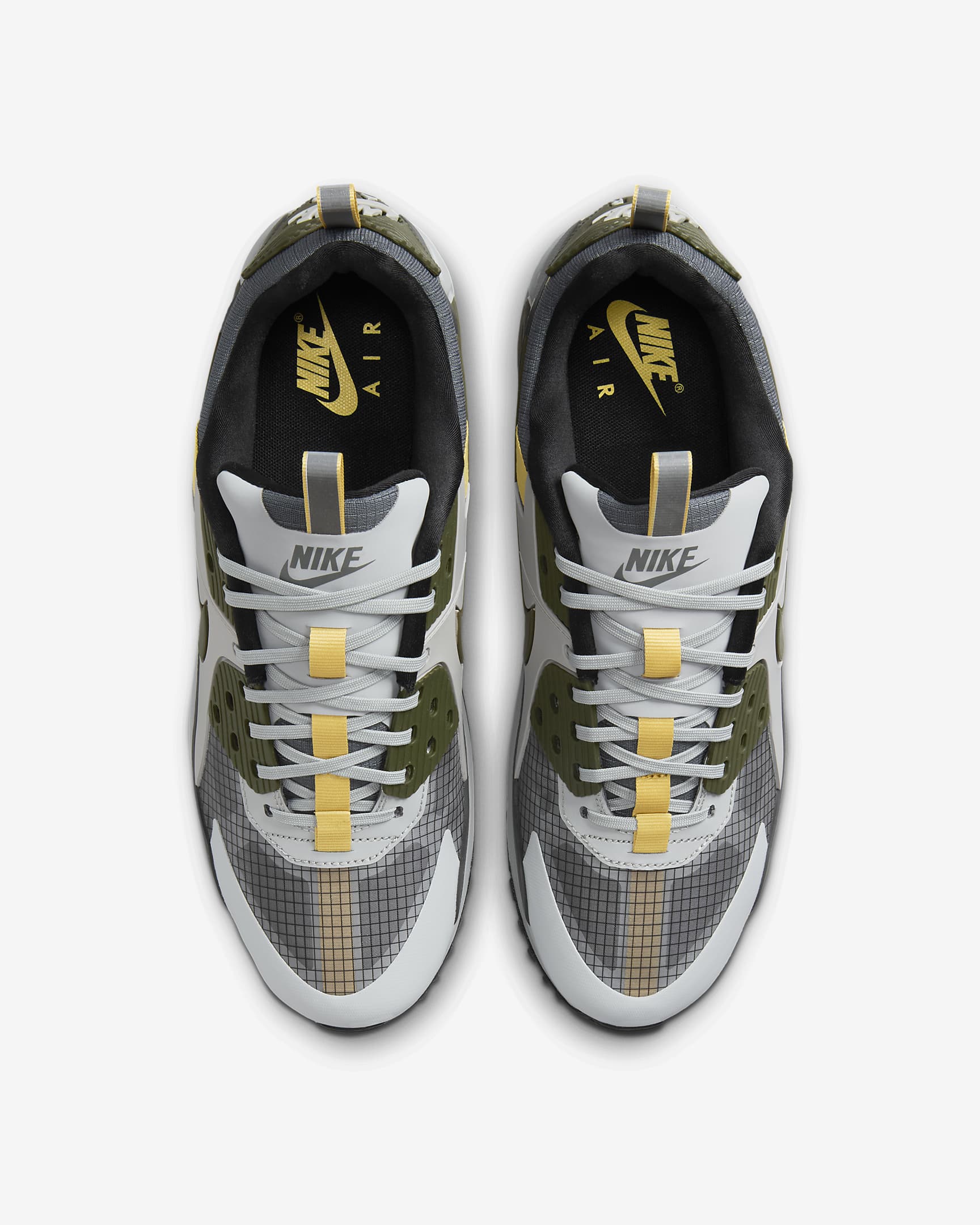 Nike Air Max 90 Drift Men's Shoes - Light Smoke Grey/Iron Grey/Infinite Gold/Cargo Khaki