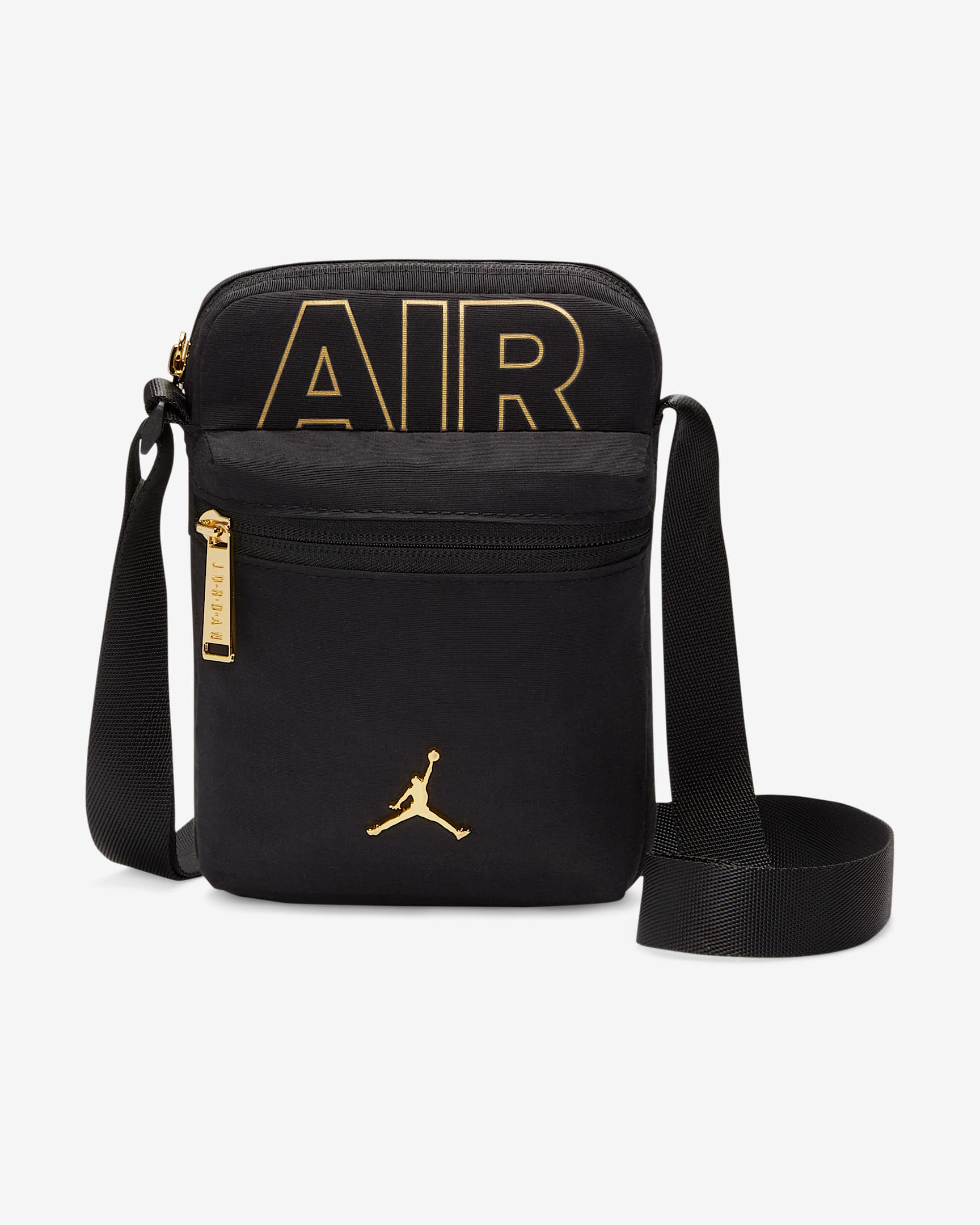 Jordan Black&Gold Crossbody Bag Crossbody Bag (1L). Nike LU