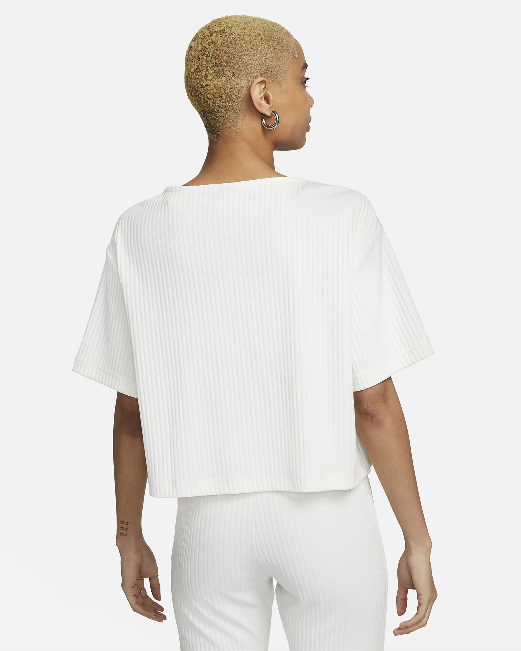 Nike Sportswear Women's Ribbed Jersey ShortSleeve Top. Nike NZ