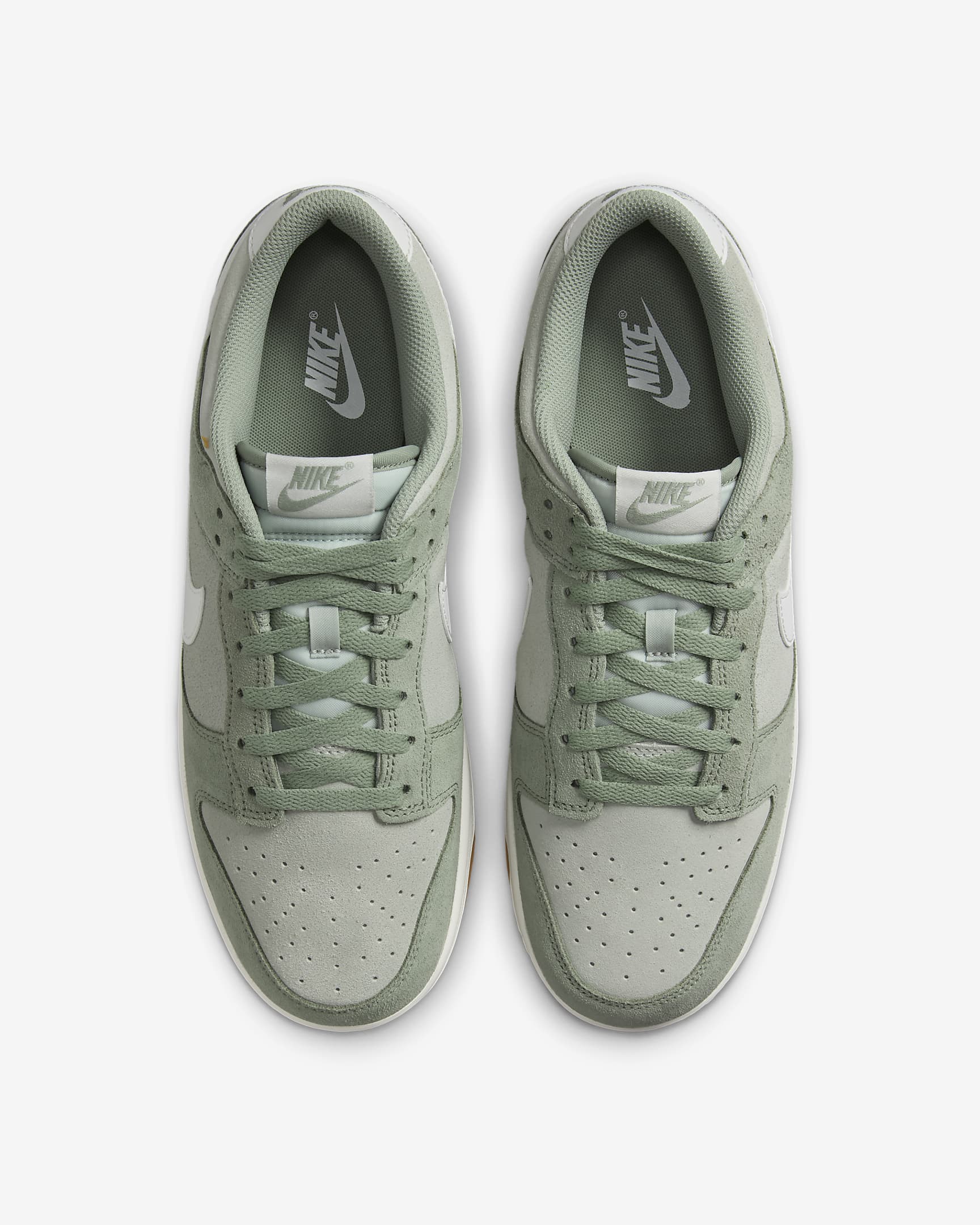 Nike Dunk Low Retro SE Men's Shoes - Jade Horizon/Light Silver/Gum Yellow/Summit White