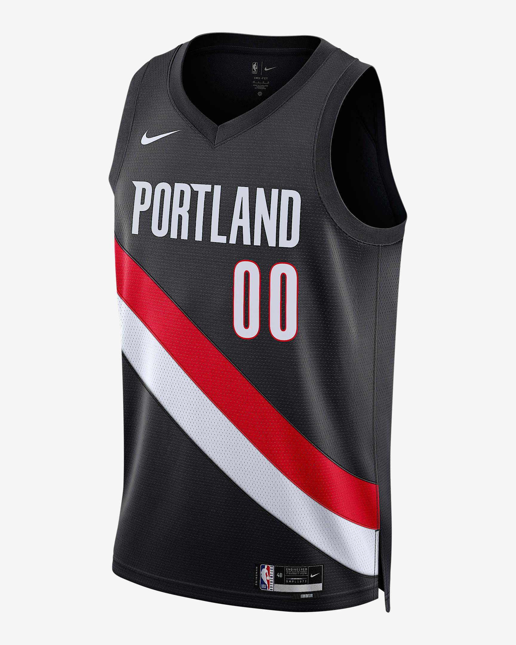 Jersey Nike Dri-FIT de la NBA Swingman para hombre Scoot Henderson Portland Trail Blazers 2025/26 Icon Edition - Negro