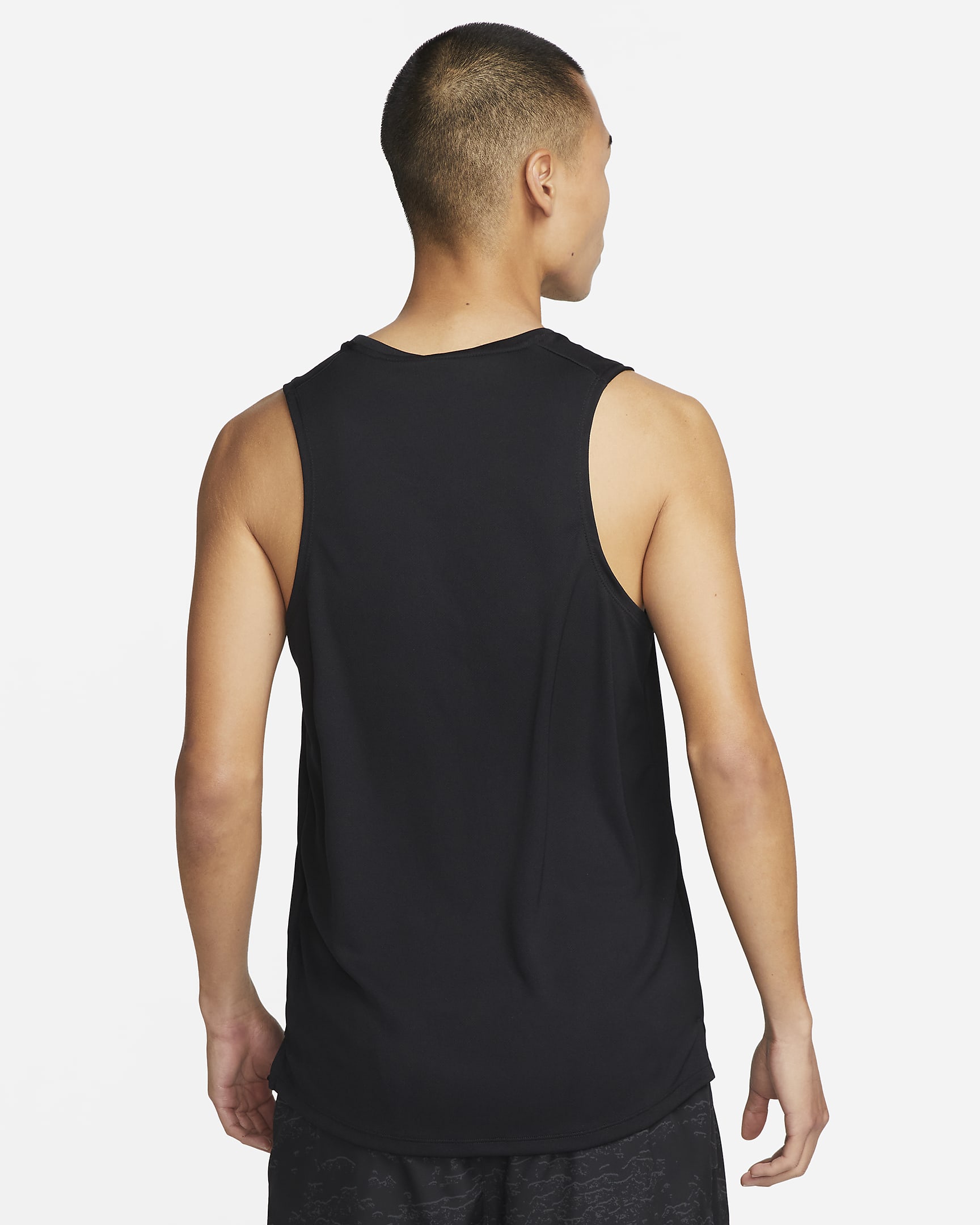 Nike Dri-FIT Miler Men's Running Tank - Black