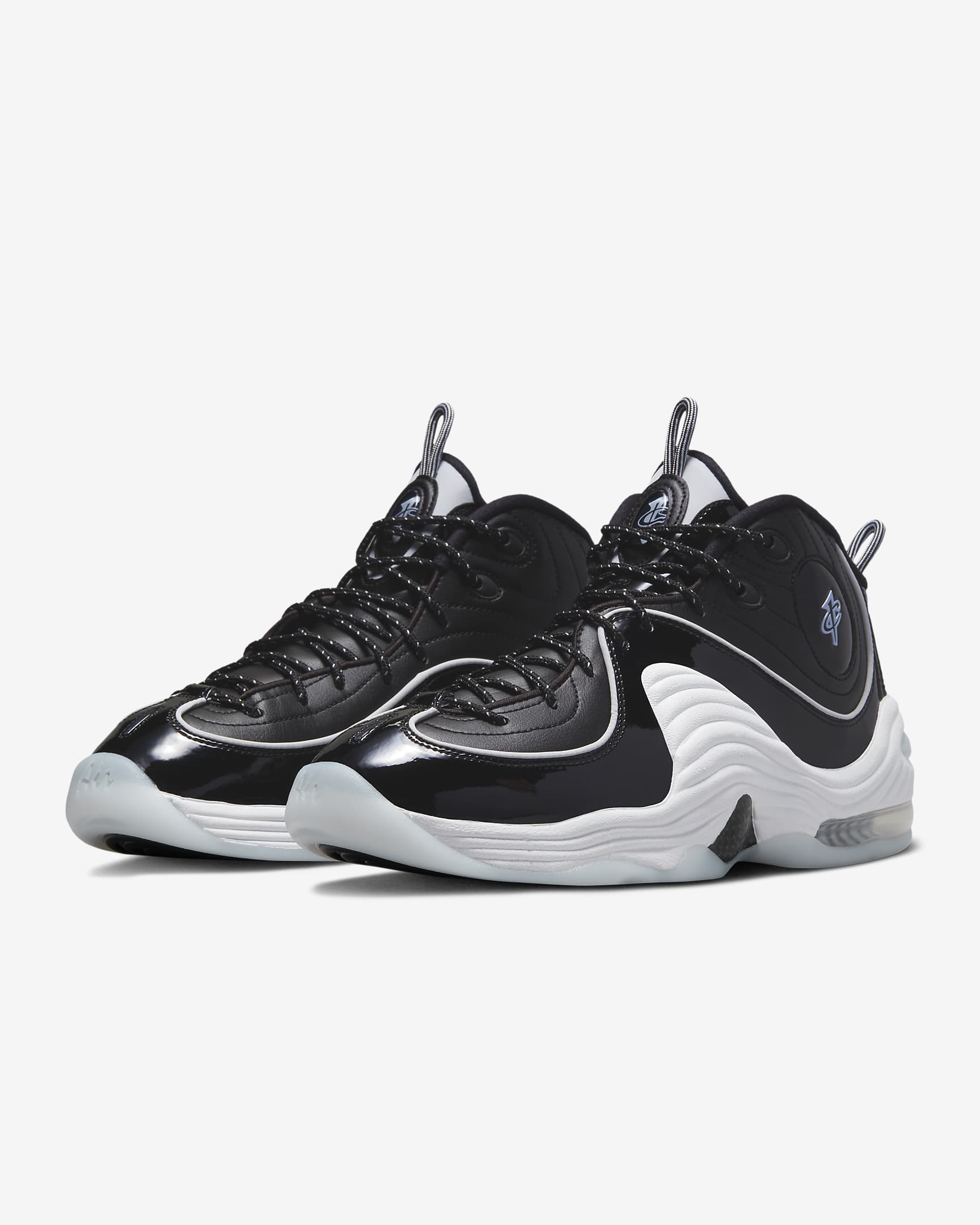 Nike Air Penny 2 Men's Shoes - Black/White/Football Grey/Multi-Color