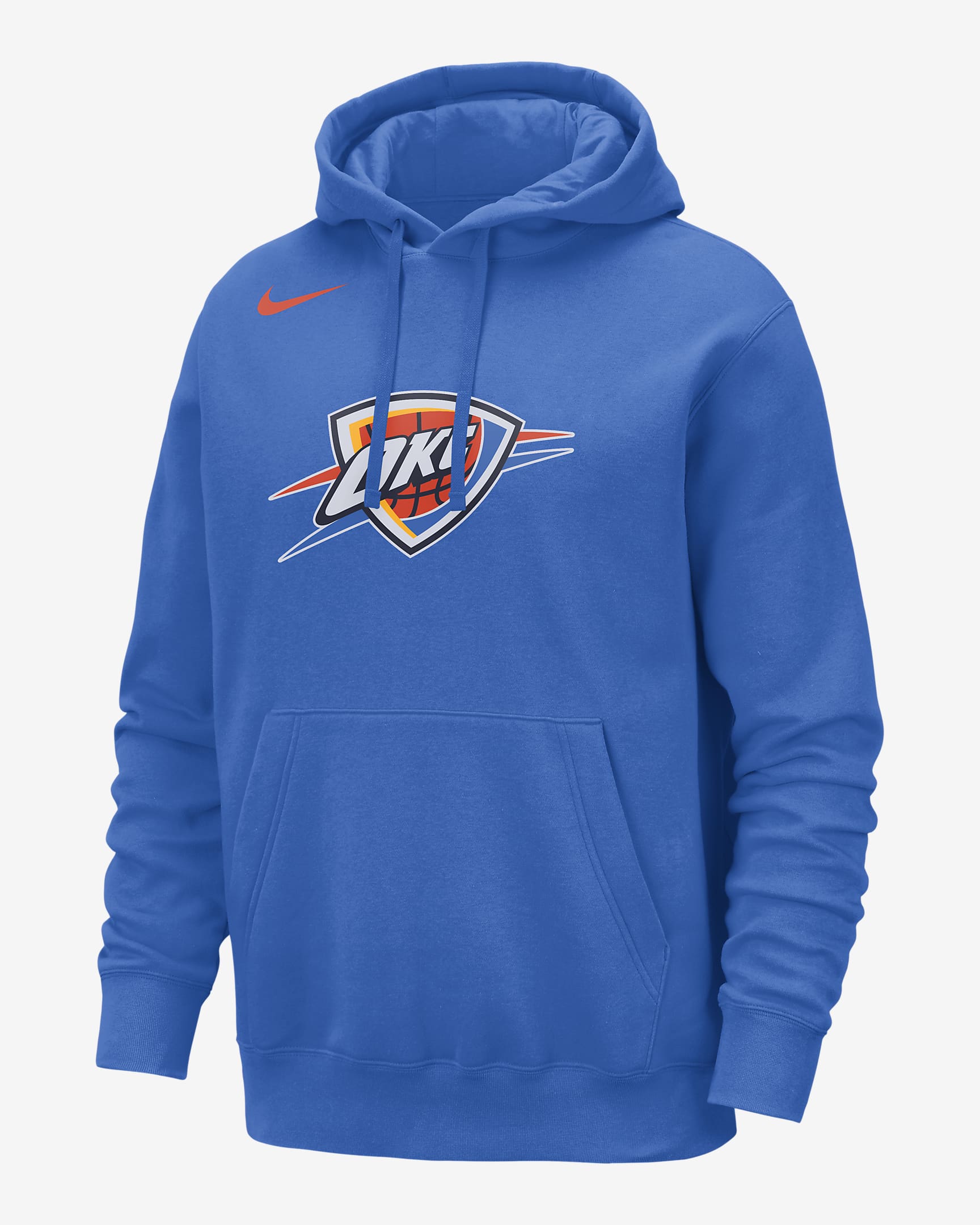 Oklahoma City Thunder Club Men's Nike NBA Pullover Hoodie. Nike SI