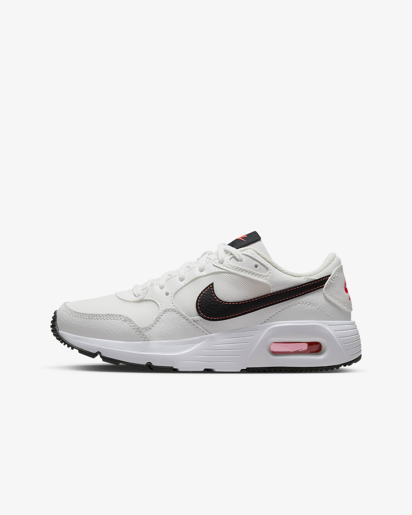 Nike Air Max SC Older Kids' Shoe - Summit White/Bright Crimson/White/Black