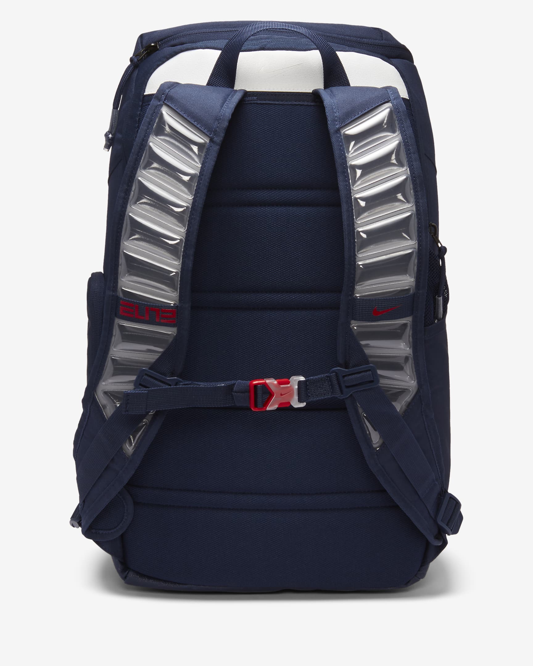 Nike Team USA Elite Pro Basketball Backpack - Midnight Navy/White/University Red