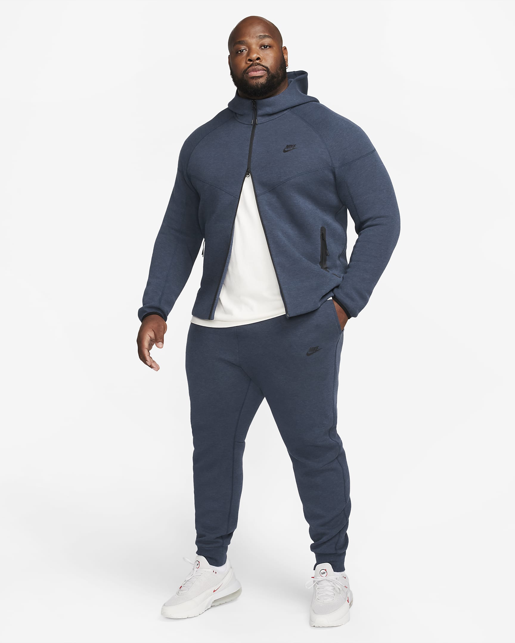 Nike Sportswear Tech Fleece Jogger - Hombre - Obsidian Heather/Negro