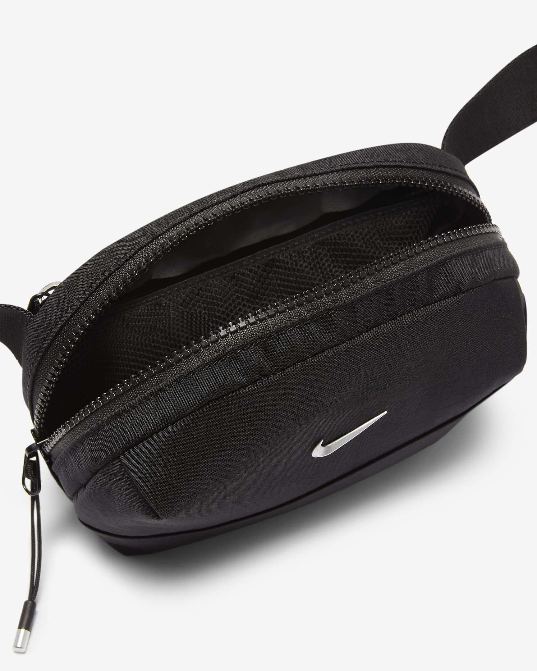 Nike Aura Crossbody Bag (2L) - Black/Black/Matte Silver