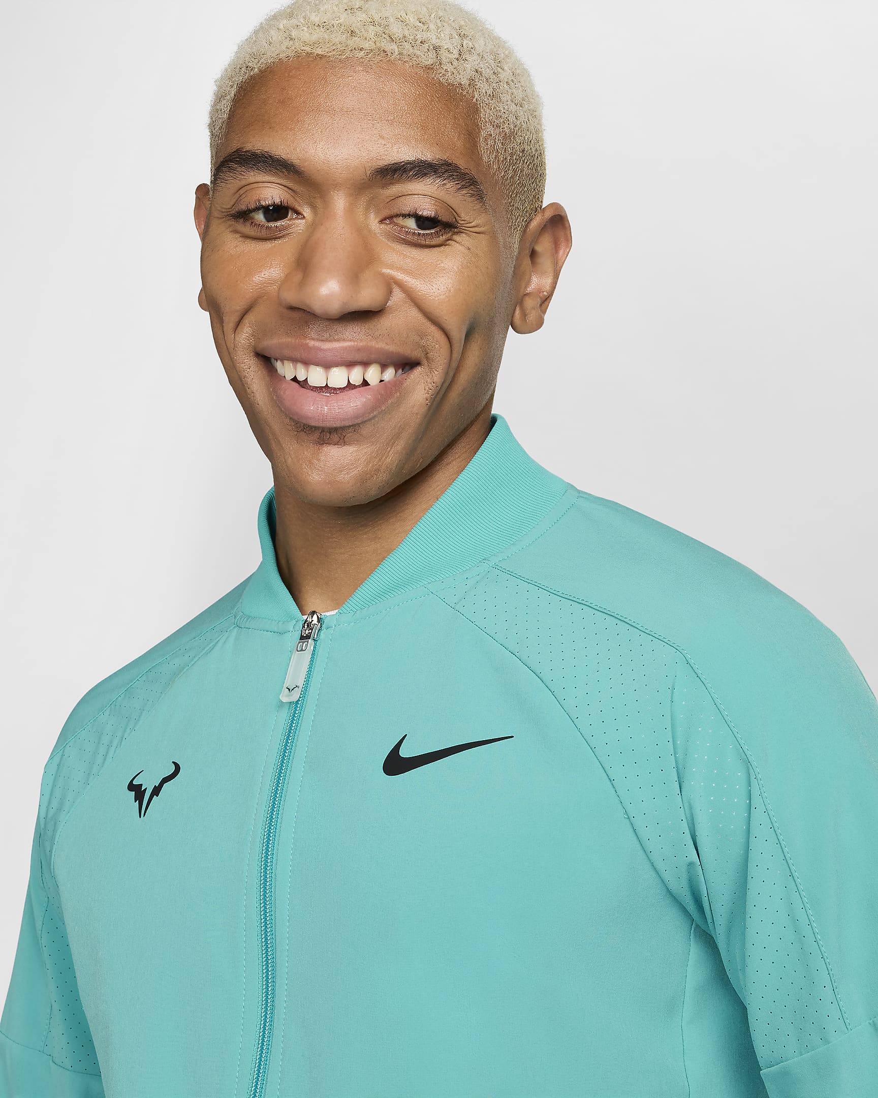 Nike Dri-FIT Rafa Men's Tennis Jacket - Dusty Cactus/Black