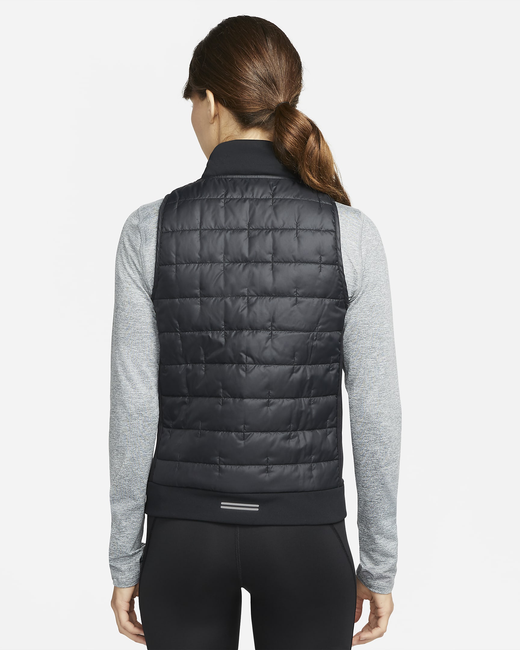 Veste de running sans manches à garnissage synthétique Nike Therma-FIT pour Femme - Noir