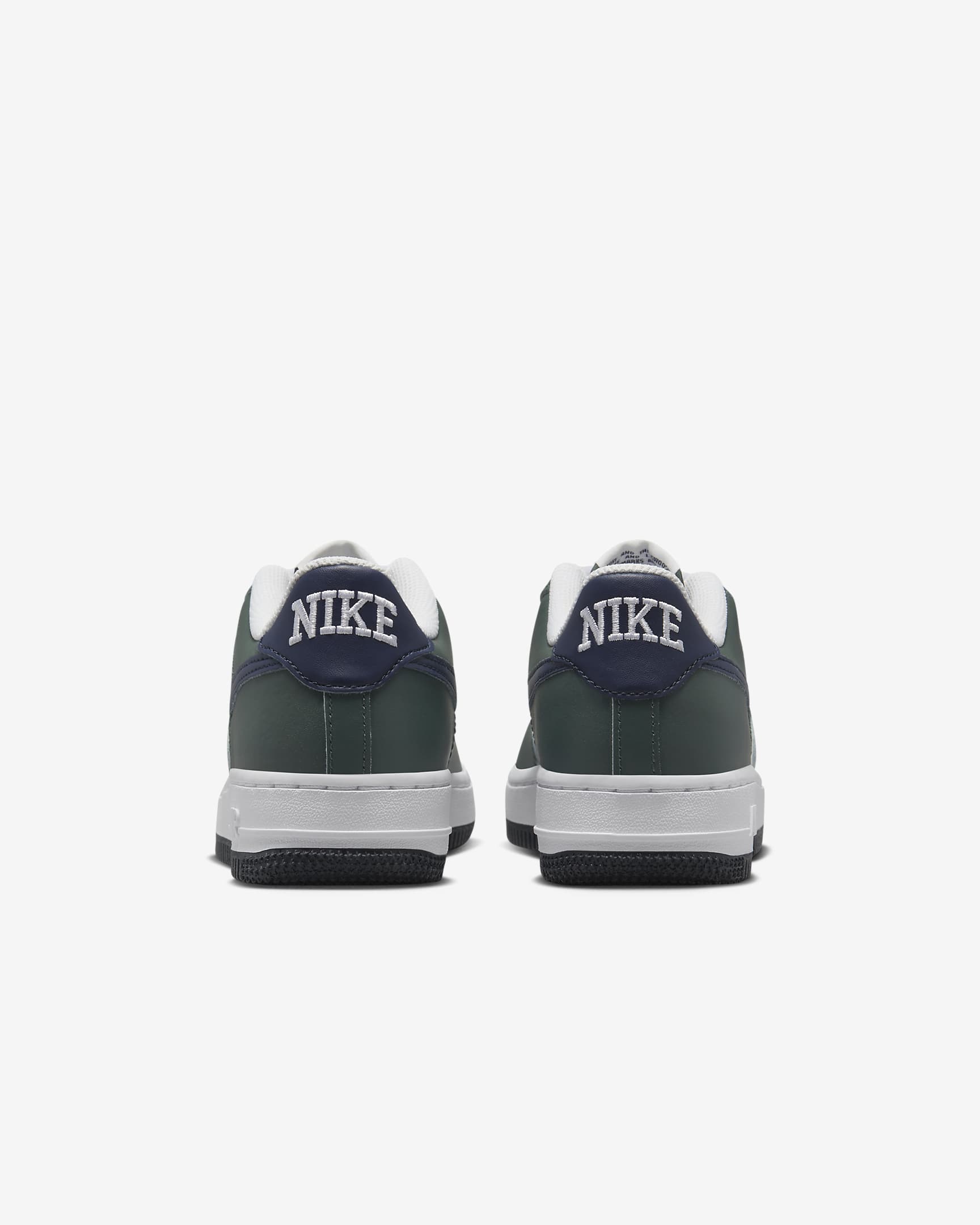 Tenis para niños grandes Nike Air Force 1 - Verde vintage/Blanco/Obsidiana