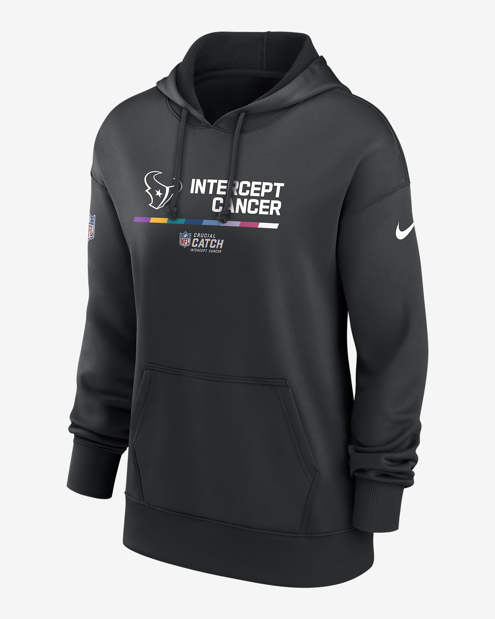 Nike DriFIT Crucial Catch (NFL Houston Texans) Women's Pullover Hoodie