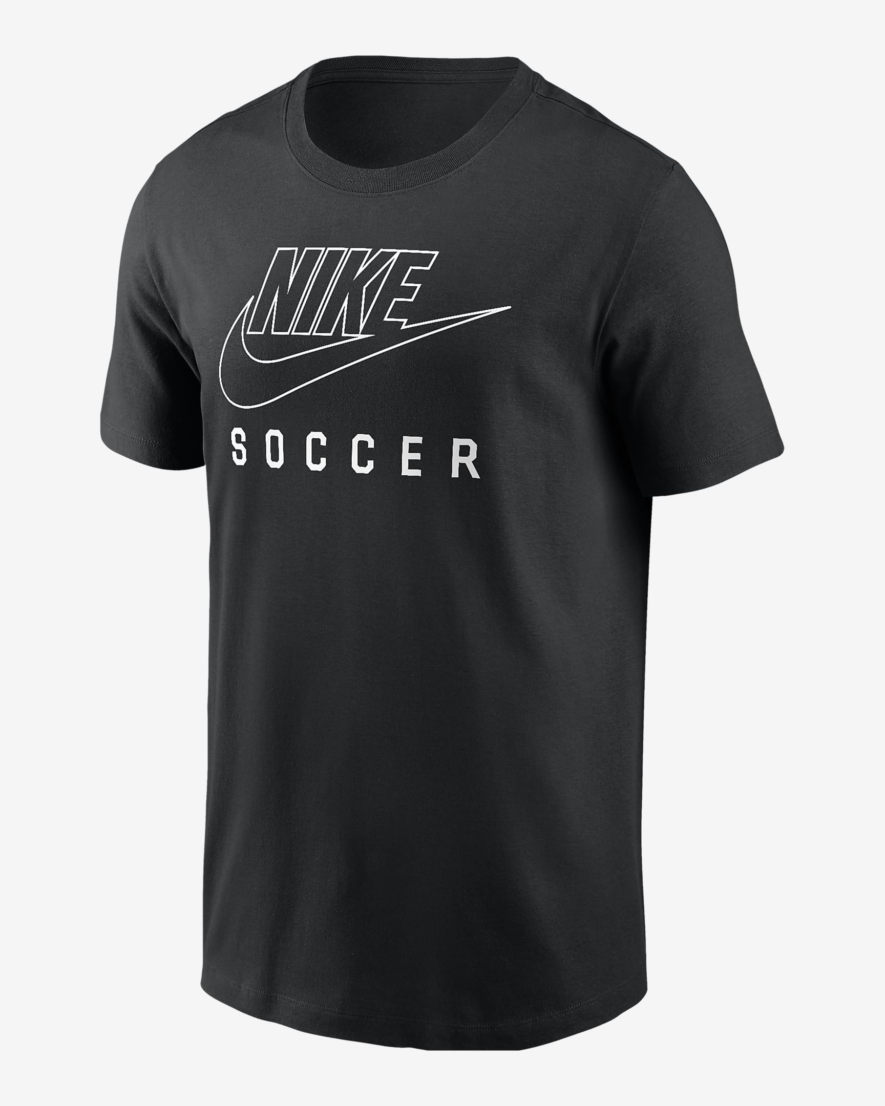 Nike Swoosh Men's Soccer T-Shirt - Black