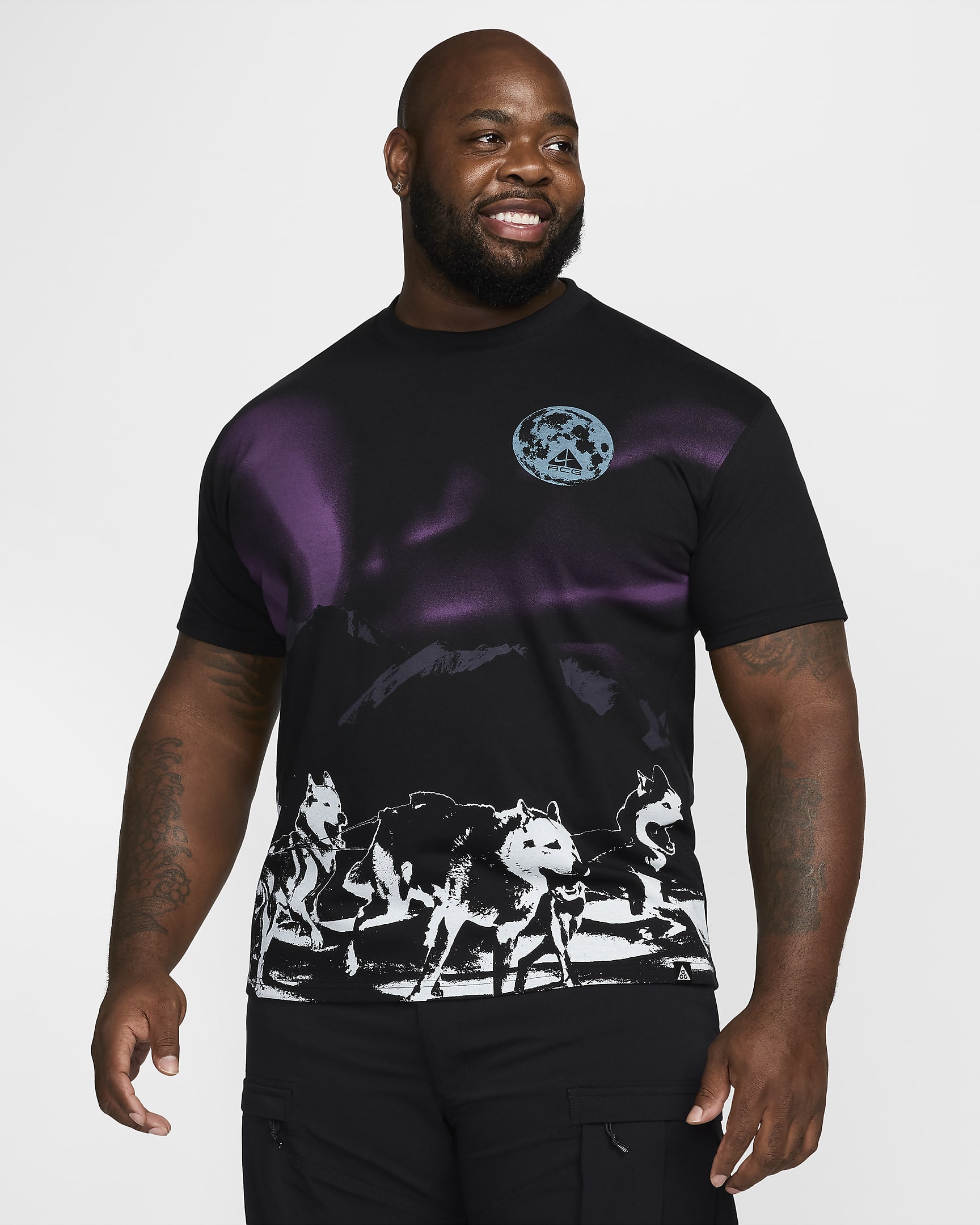 T-shirt Dri-FIT Nike ACG « Northern Lights » pour homme - Noir