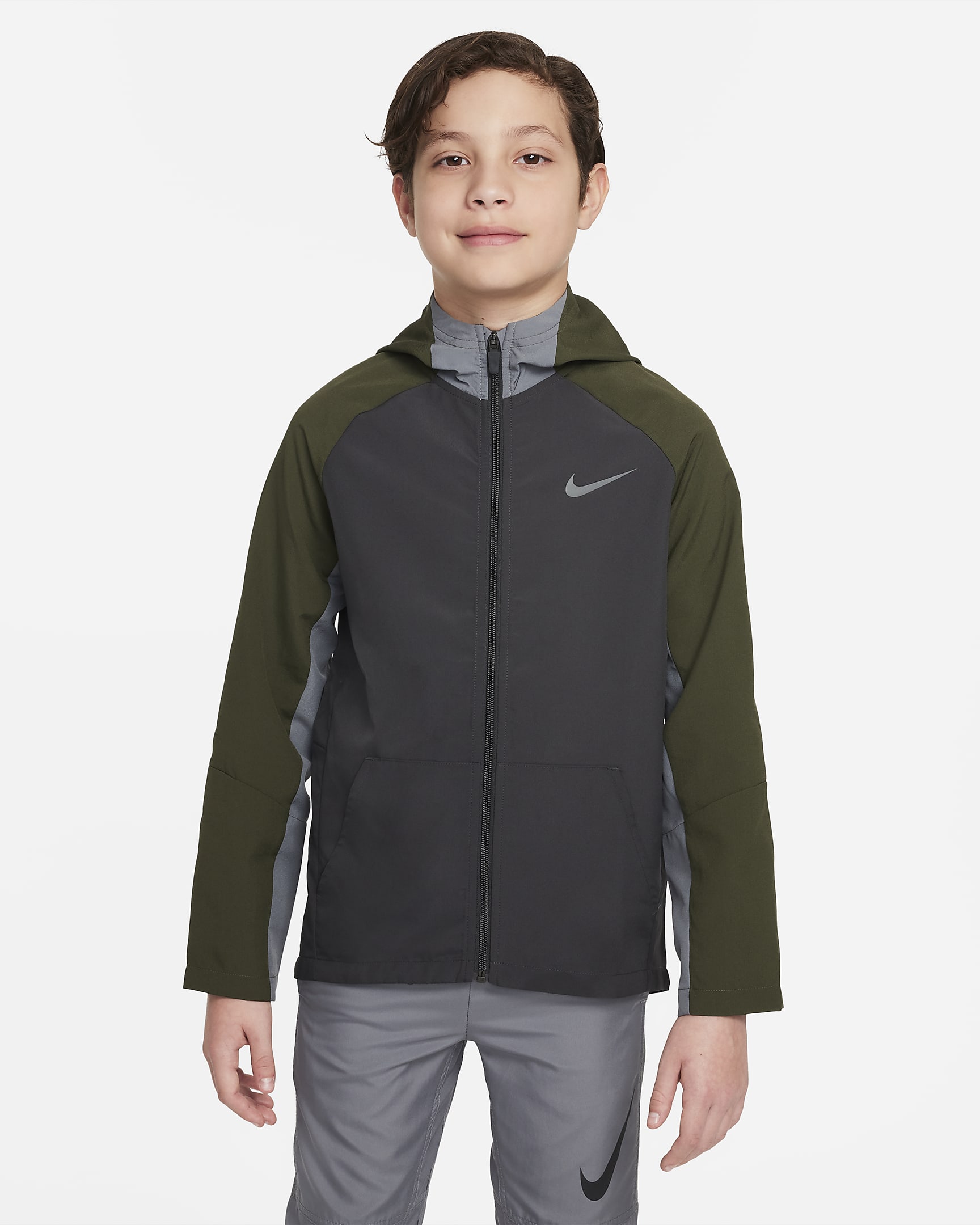 Nike Dri-fit Older Kids' (boys') Woven Training Jacket. Nike Au