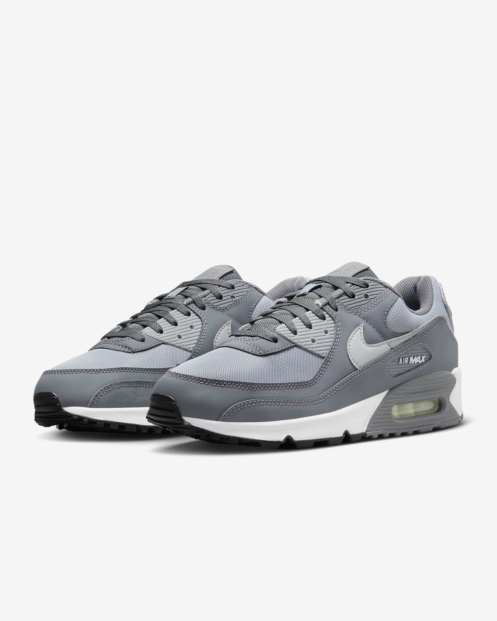 Buty męskie Nike Air Max 90 - Cool Grey/Biel/Czerń/Wolf Grey