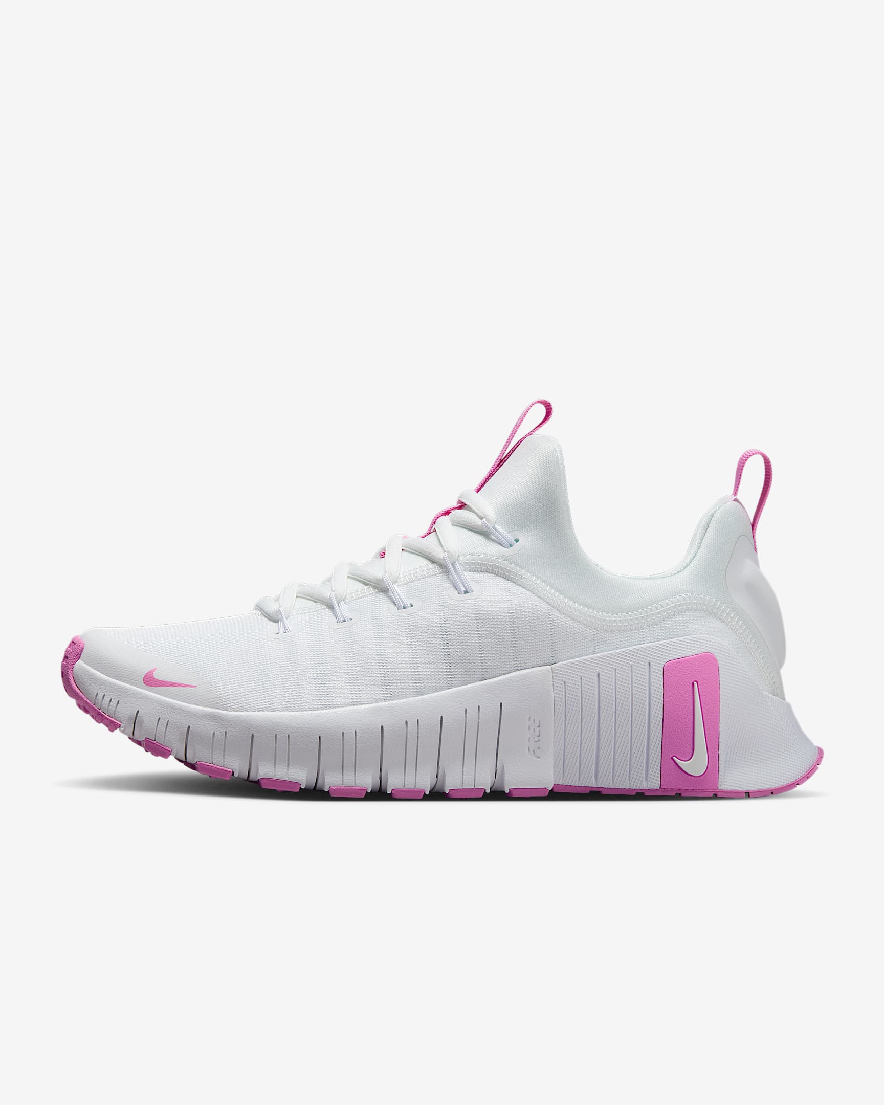 Tenis de entrenamiento para mujer Nike Free Metcon 6 - Blanco/Rosa alegre