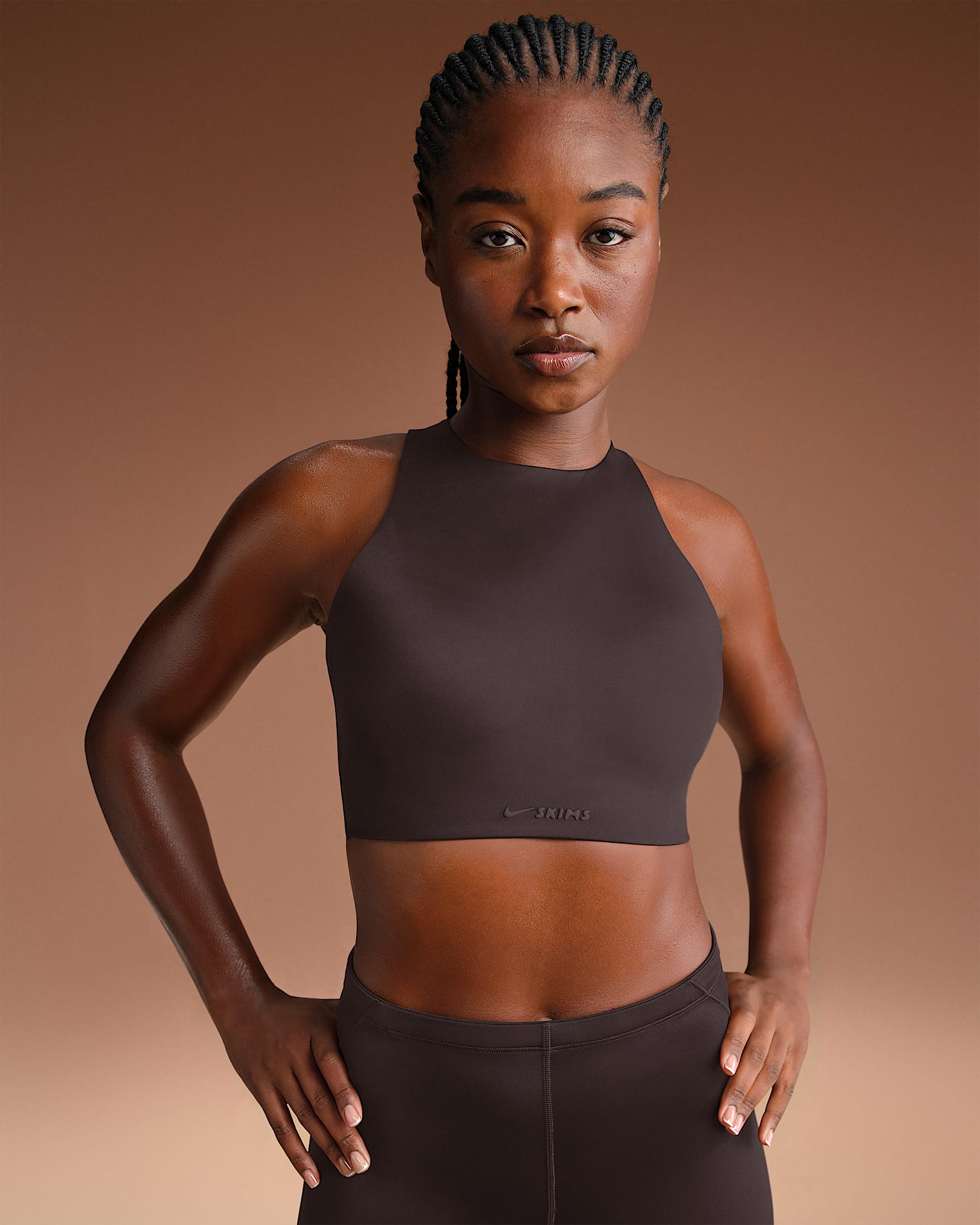 NikeSKIMS Shine Women's High-Neck Bra - NSKM Phoenix