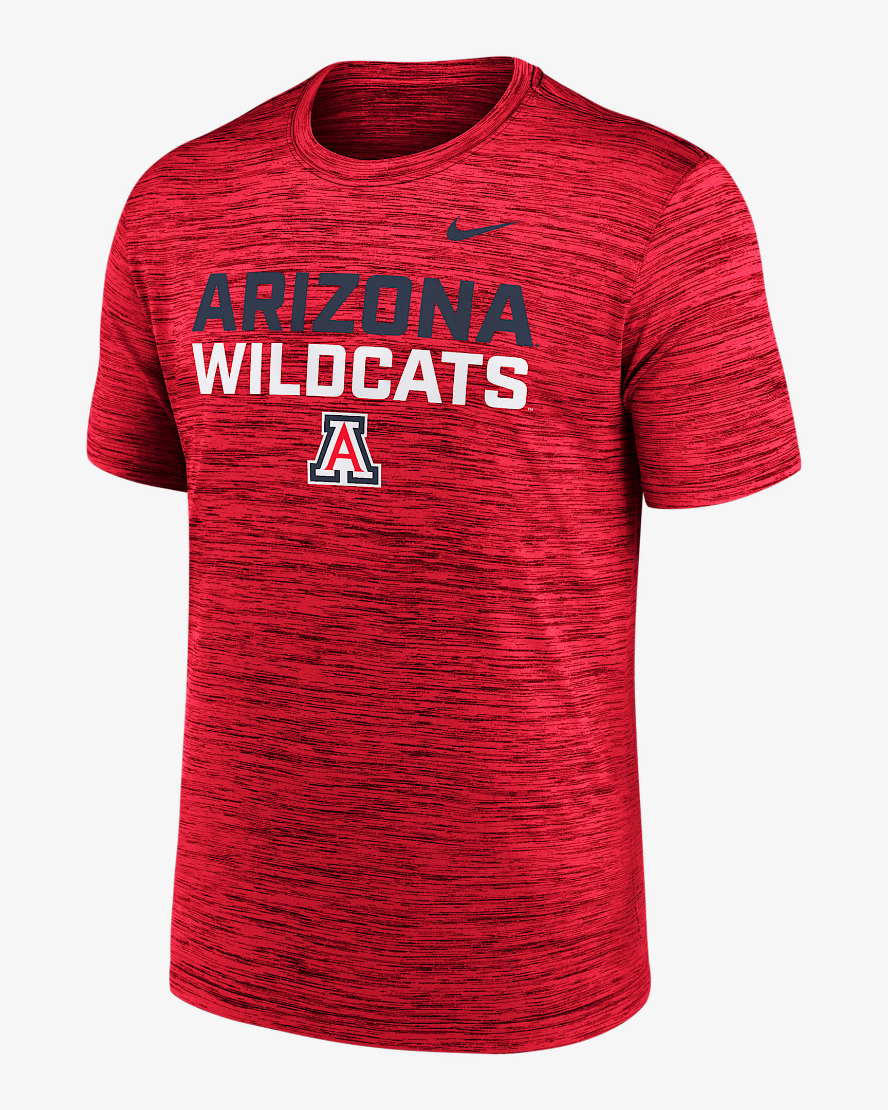 Arizona Campus Center Stack Velocity Men's Nike Dri-FIT College T-Shirt - Red