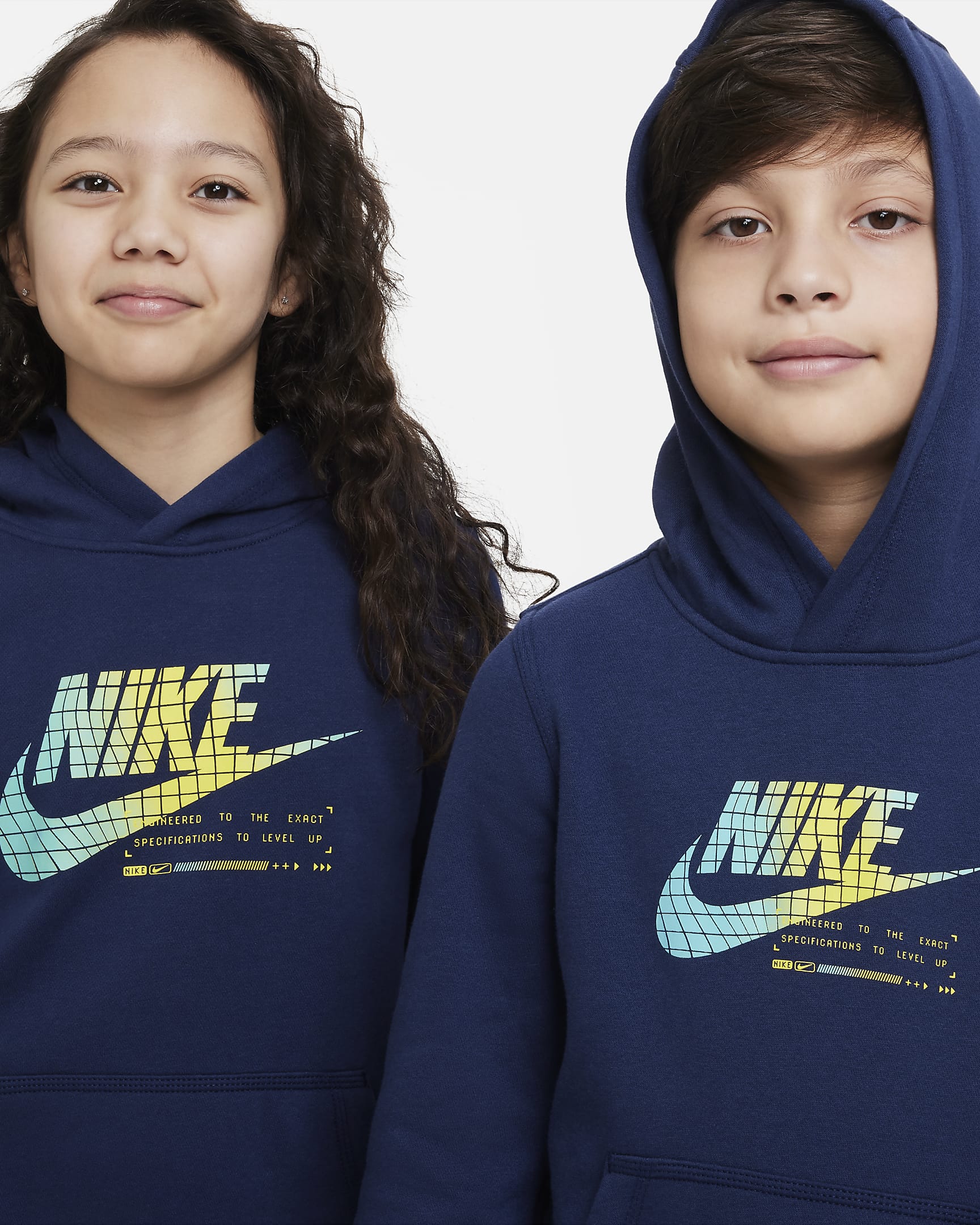 Nike Sportswear Club Fleece Big Kids' Graphic Pullover Hoodie. Nike JP