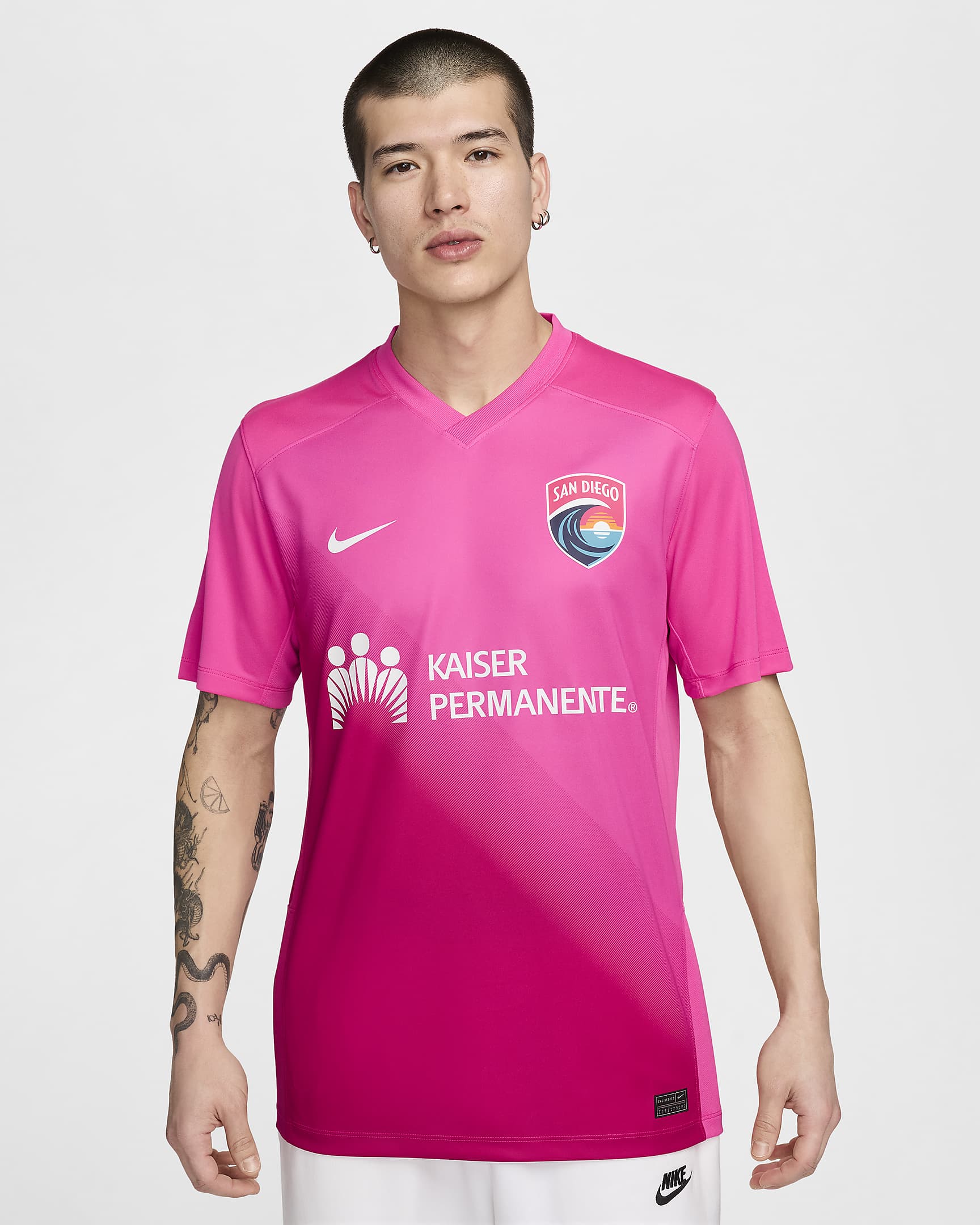 Jersey Nike DriFIT de la NWSL tipo réplica para hombre San Diego Wave