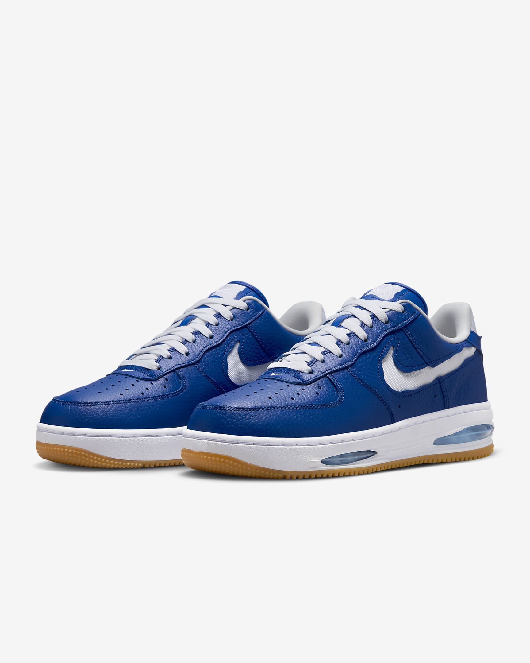 Buty męskie Nike Air Force 1 Low EVO - Team Royal/Aquarius Blue/Gum Yellow/Biel