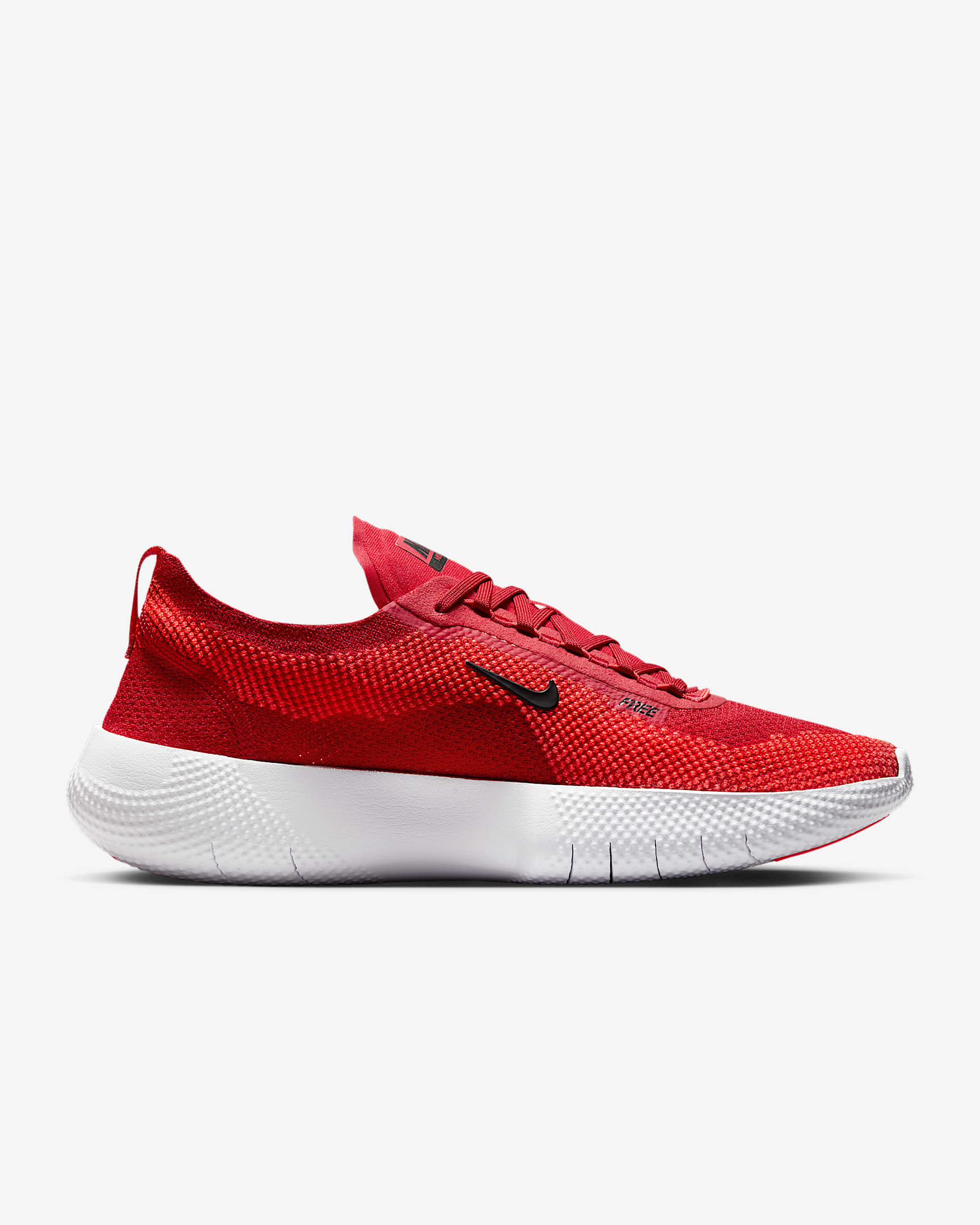 Nike Free 2025 Men's Road Running Shoes - University Red/Bright Crimson/Black