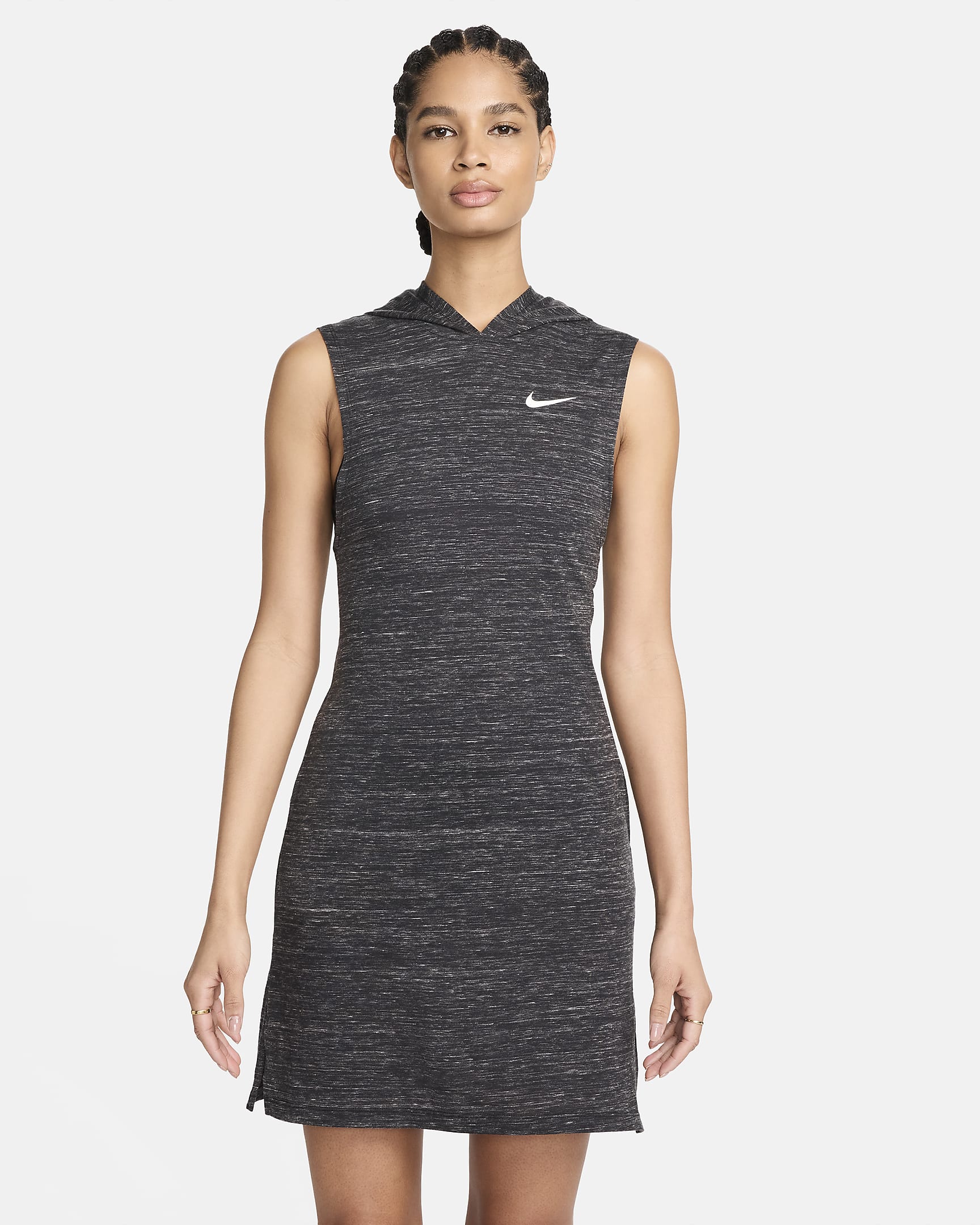 Vestido con gorro para mujer Nike Swim Essential - Negro