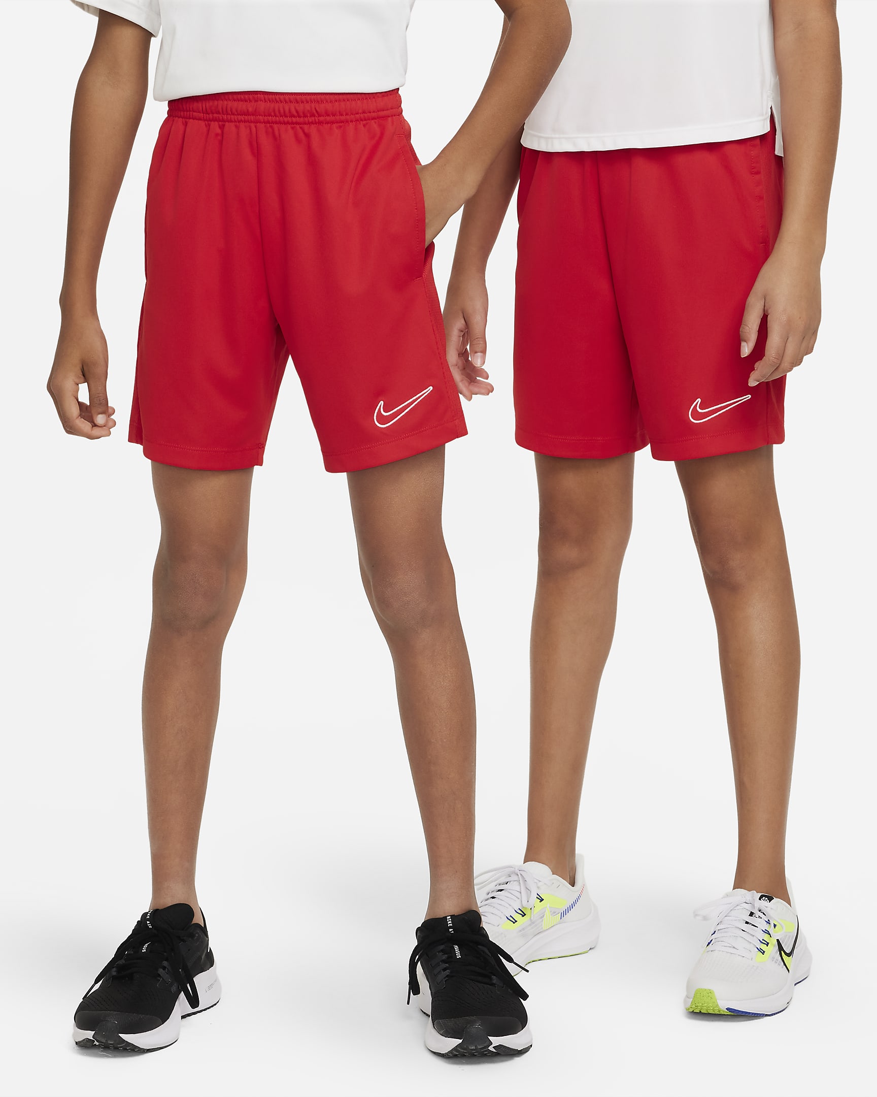 Shorts de entrenamiento Dri-FIT para niños talla grande Nike Trophy23 - Rojo universitario/Rojo universitario/Blanco