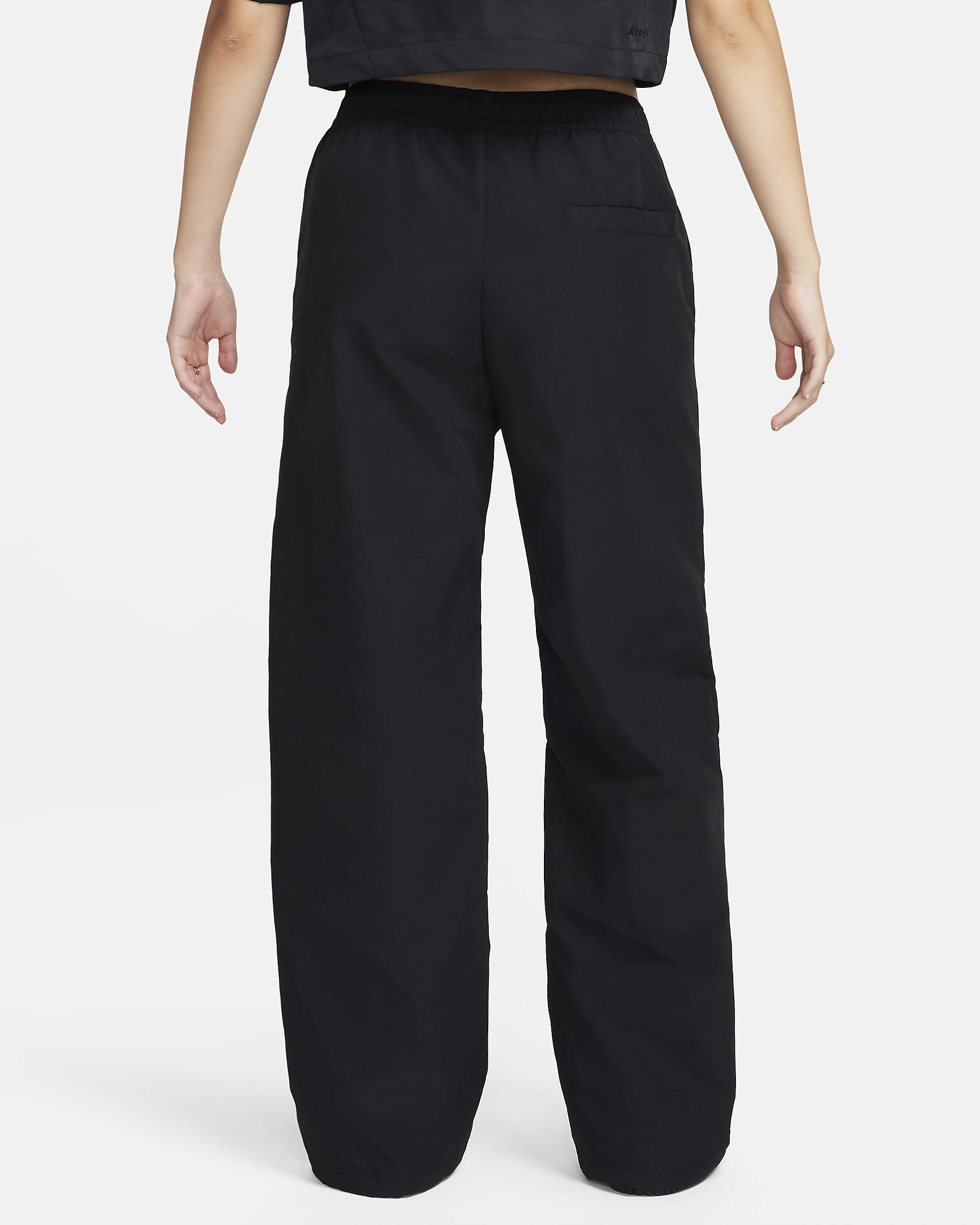 Nike Sportswear Everything Wovens Women's Mid-Rise Open-Hem Trousers ...