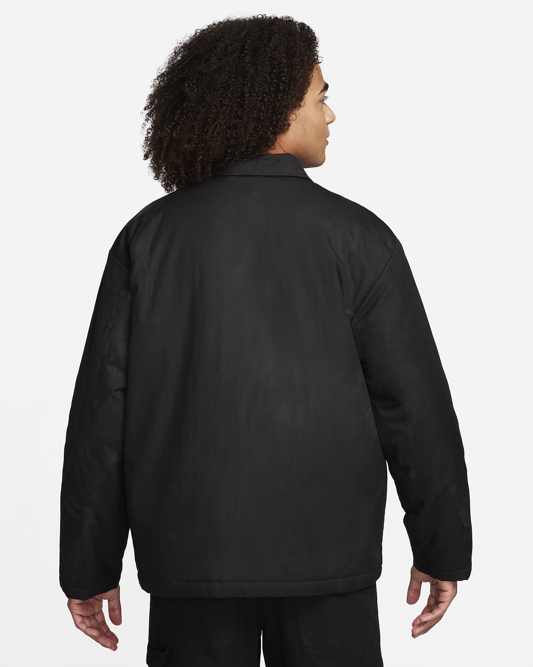 Nike Life Arbeitsjacke aus gewachstem Canvas für Herren - Schwarz/Schwarz