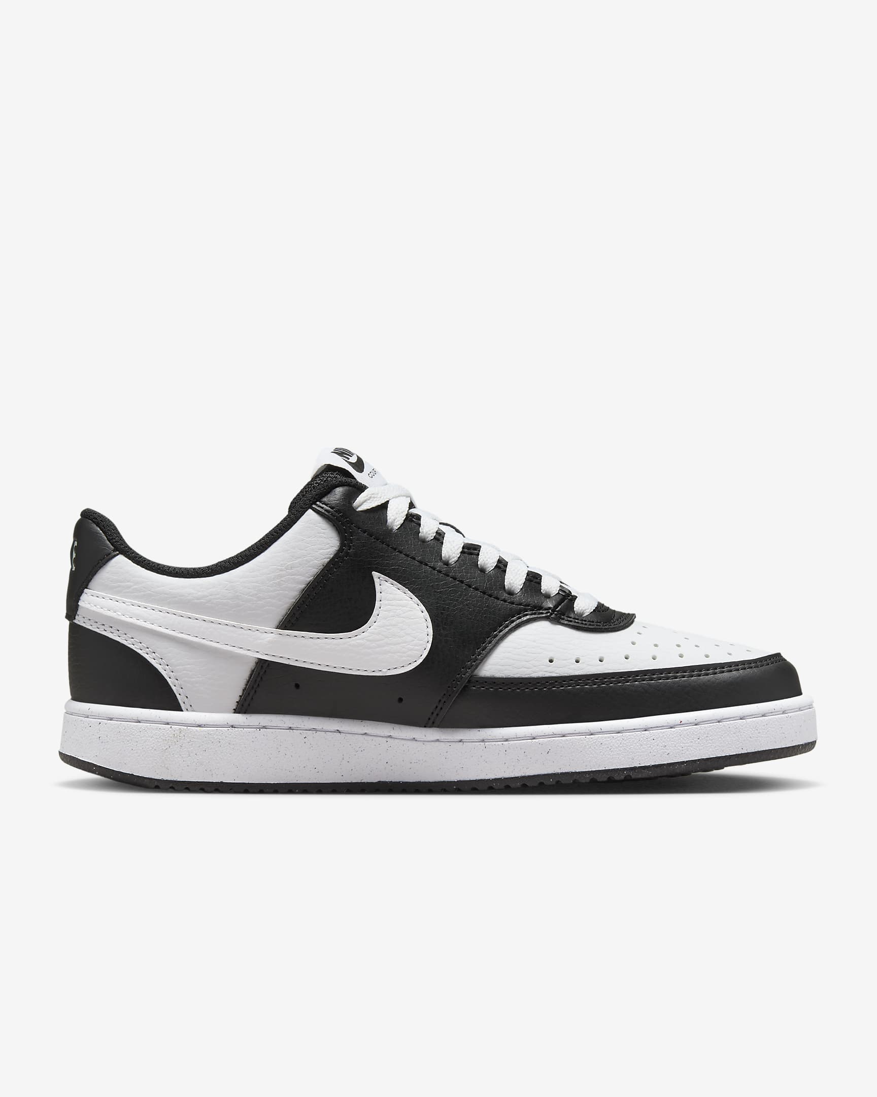 Nike Court Vision Low Next Nature-sko til kvinder - sort/hvid