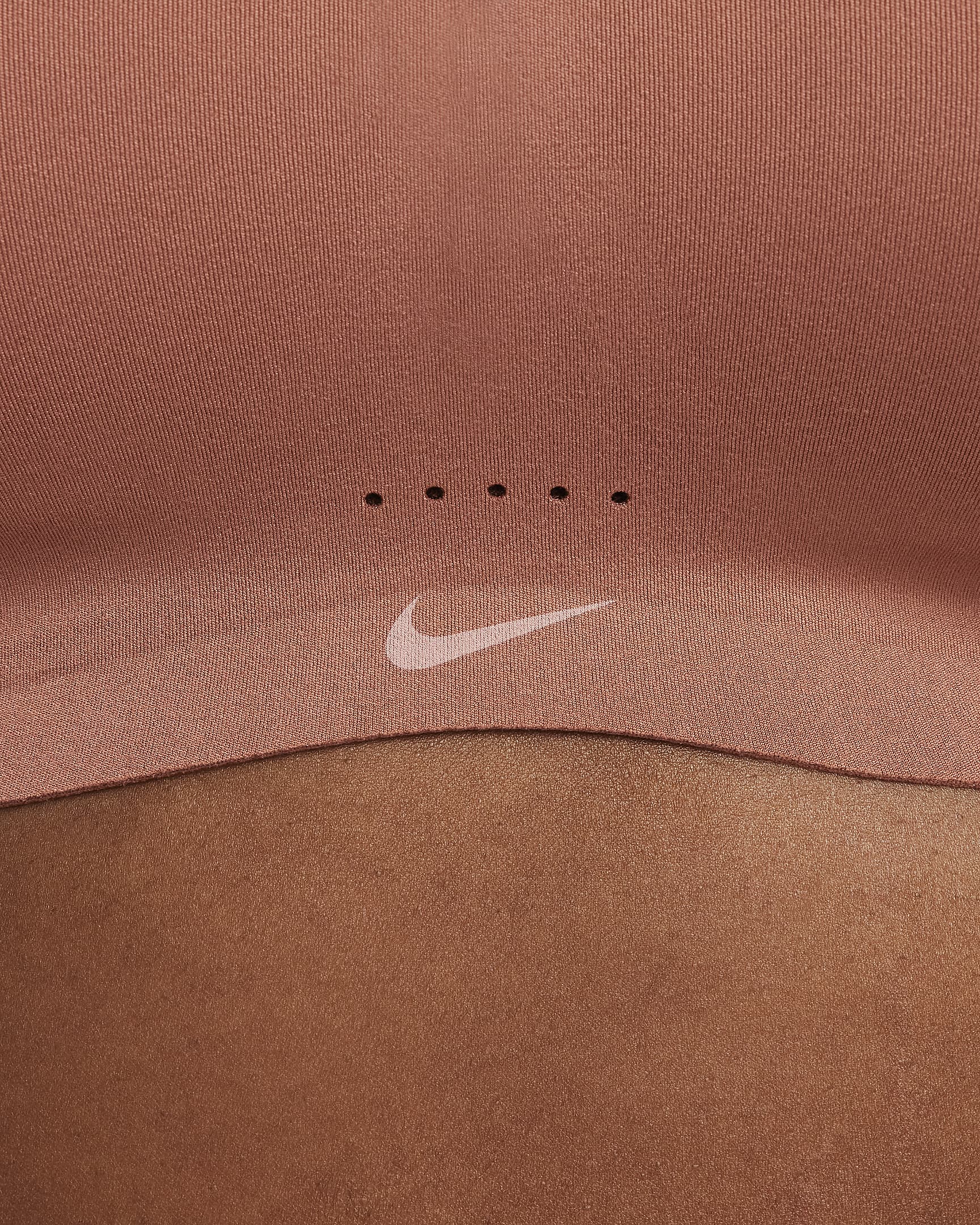 Nike Alate Minimalist Women's Light-Support Padded Sports Bra - Red Bark/Red Bark/Cacao Wow