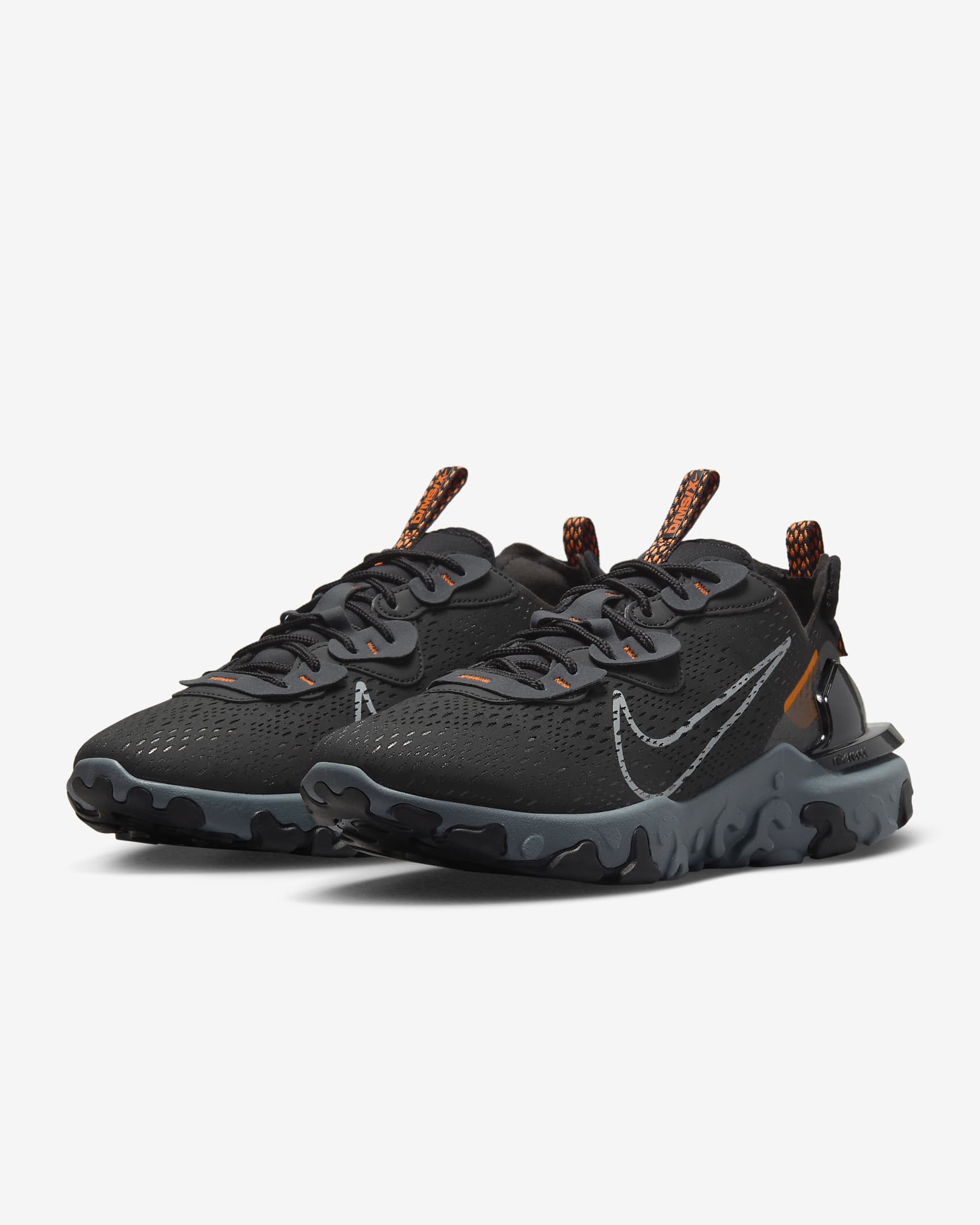 Skor Nike React Vision för män - Svart/Safety Orange/Anthracite/Cool Grey