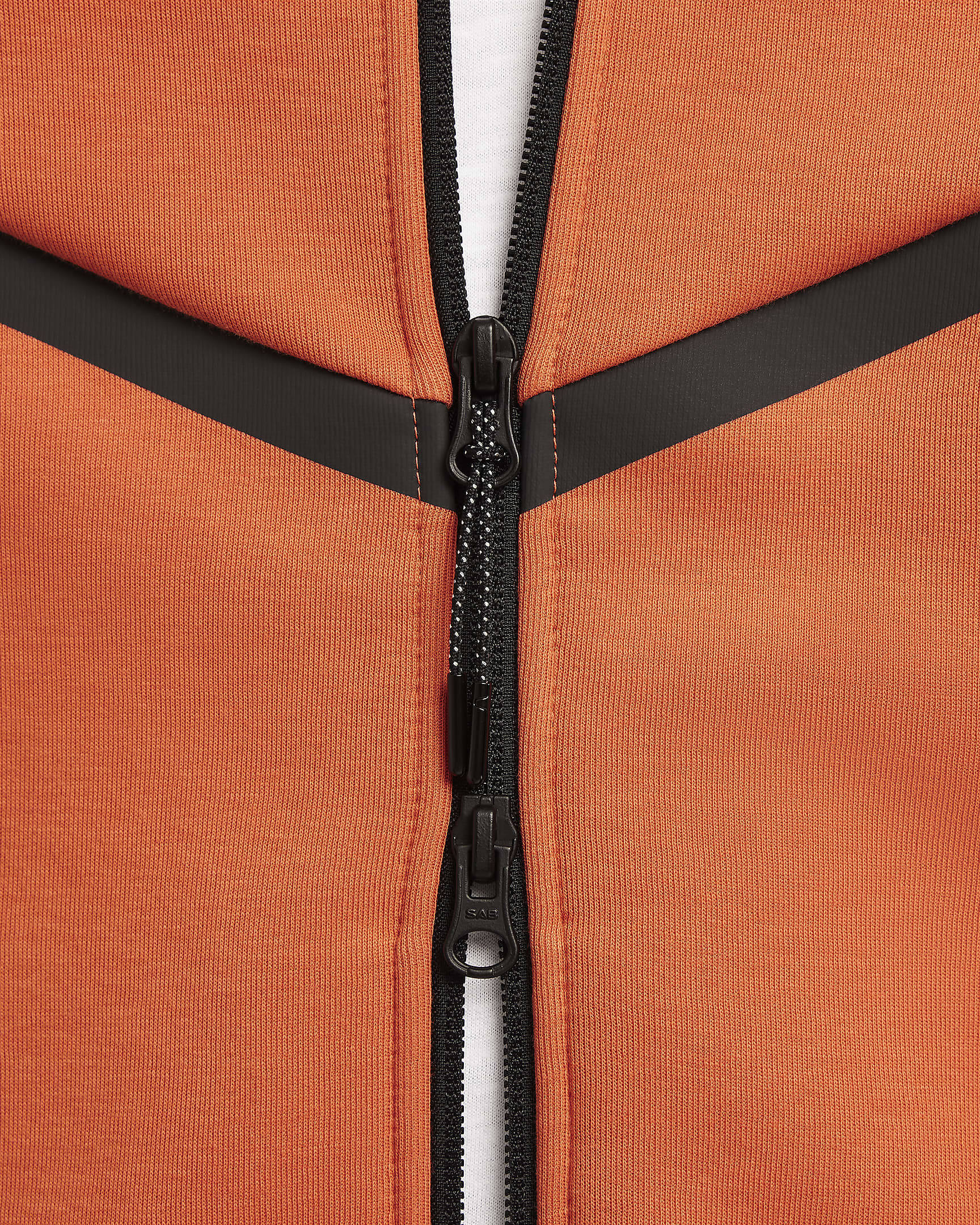 Nike Tech Men's Full-Zip Windrunner Hoodie - Vintage Coral/Black