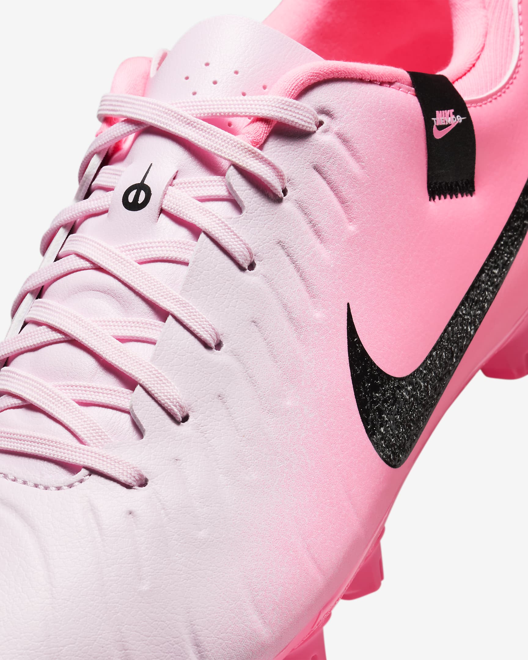 Nike Tiempo Legend 10 Academy HG Low-Top Soccer Cleats - Pink Foam/Black