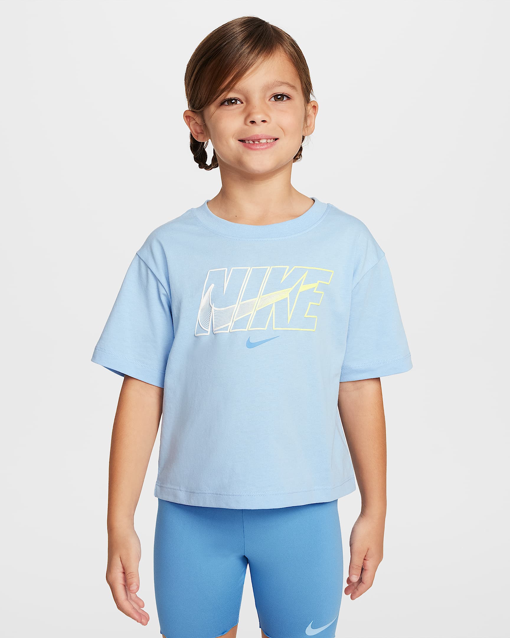 Hurley Mädchen Bike Shorts Set - T-Shirt & Shorts Im 2er-Pack