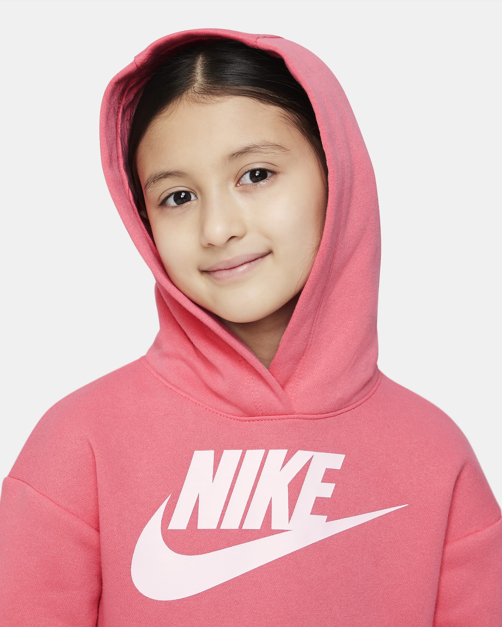 Nike Sportswear Club Fleece Little Kids' Pullover Hoodie.