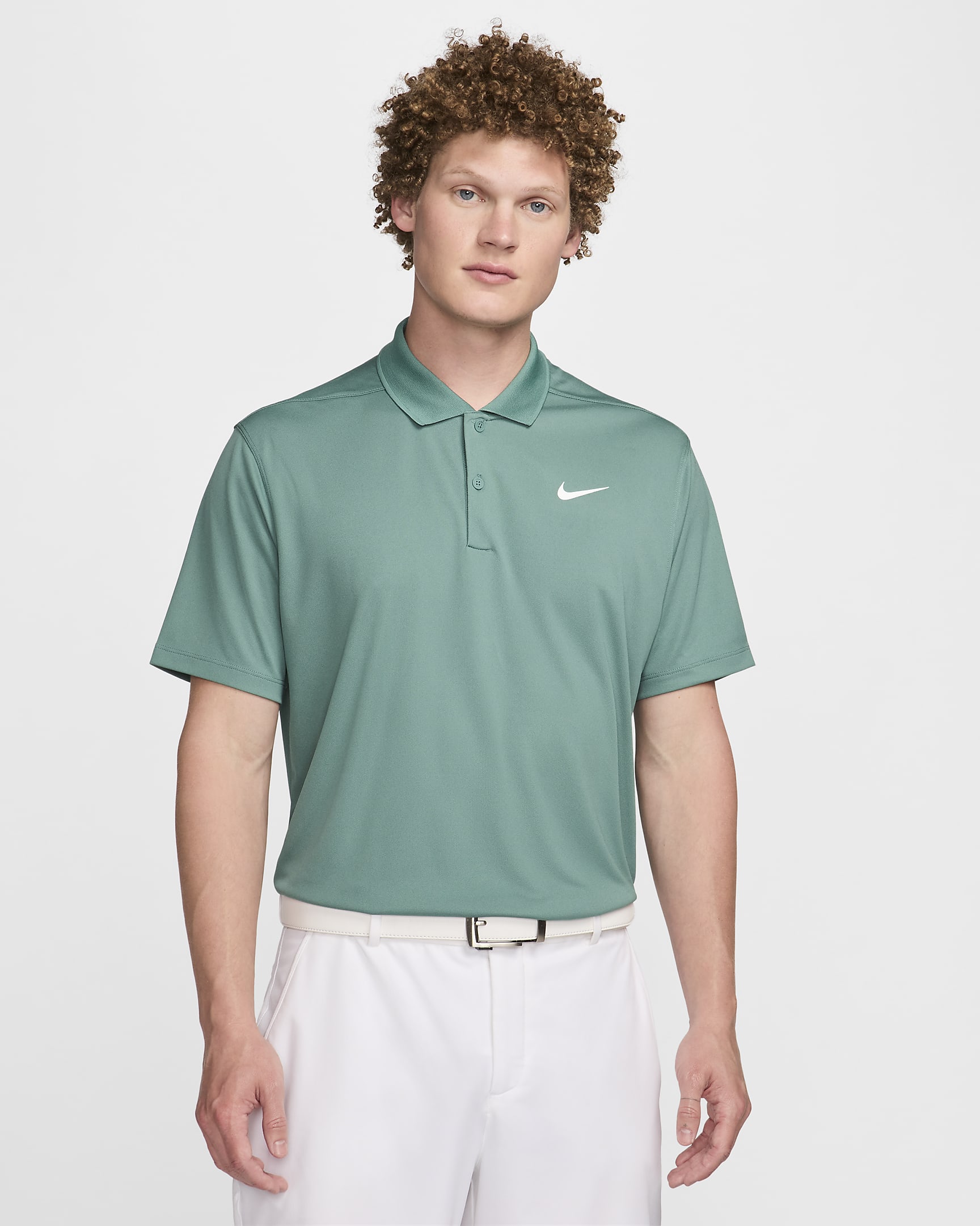 Nike Dri-FIT Victory férfi golfpóló - Bicoastal/Fehér